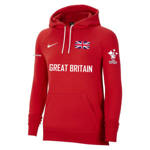 Nike Womens Team Club 20 Hoodie (W) University Red-White-White