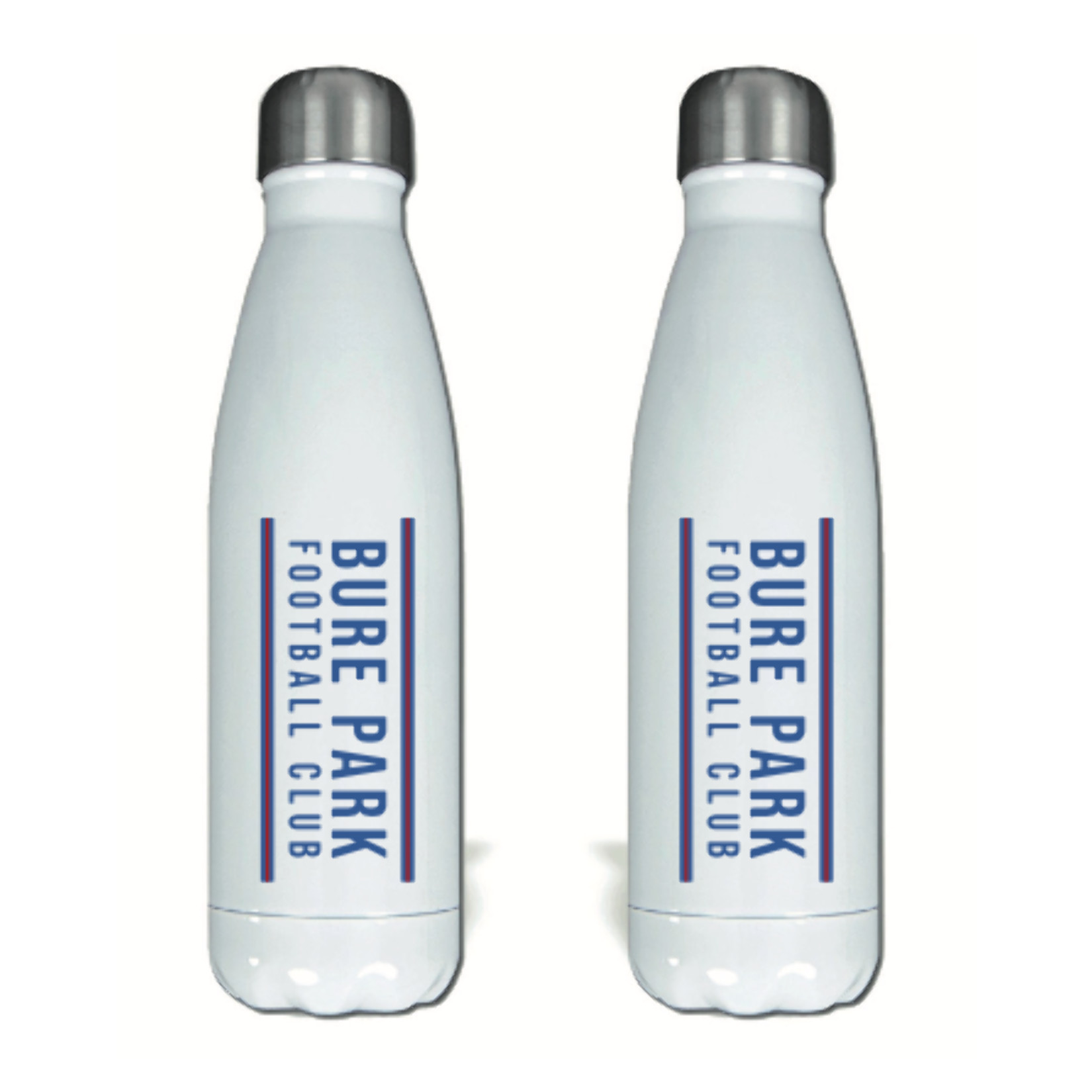 Premium Steel Water Bottle White