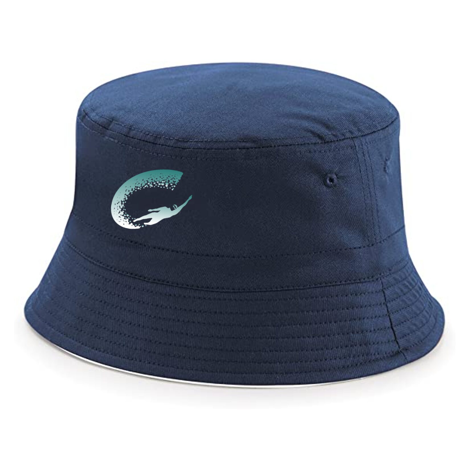 Prestige Reversible Bucket Hat - French Navy/White