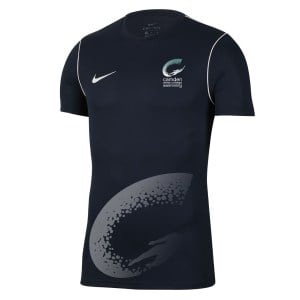 Nike Park 20 Short Sleeve Training Tee - Obsidian/White/White