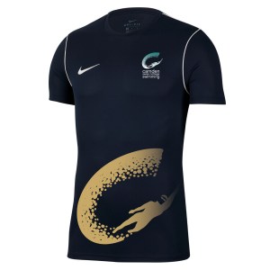 Nike Park 20 Short Sleeve Training Tee - Obsidian/White/White