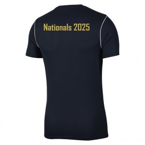 Nike Park 20 Short Sleeve Training Tee - Obsidian/White/White