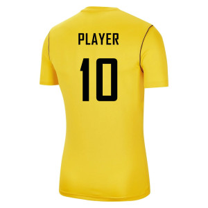 Nike Park 20 Short Sleeve Training Tee Tour Yellow-Black-Black