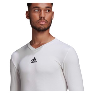 adidas Long Sleeve Baselayer Tee White