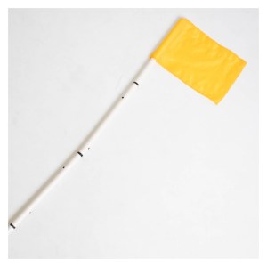 Collapsible corner flags (Set of 4) with carry bag Golden Yellow