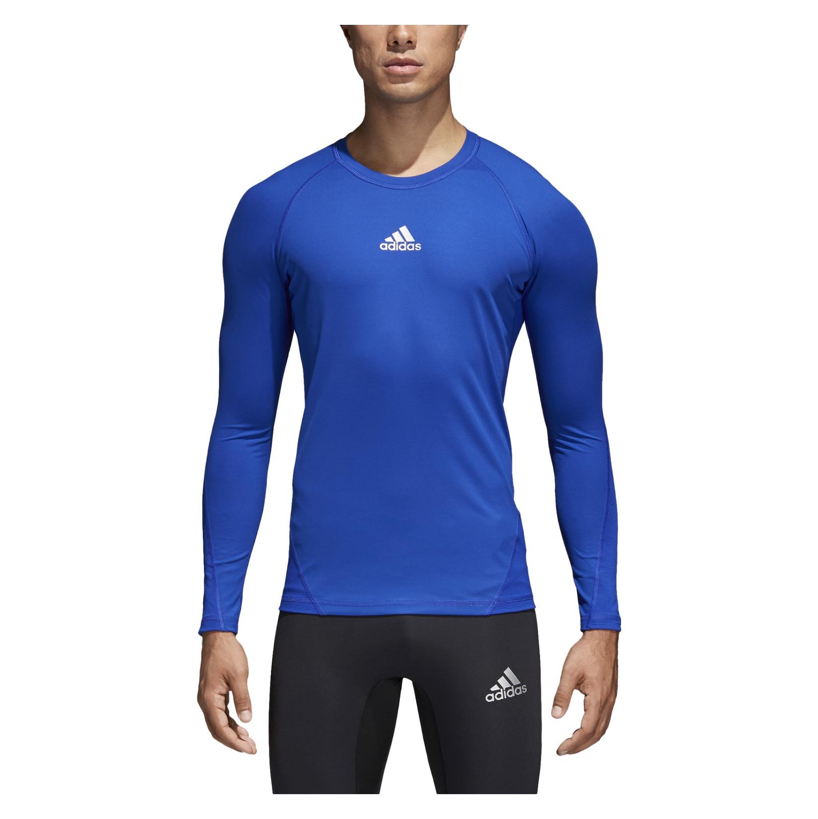 Adidas Alphaskin Long Sleeve Baselayer Bold Blue