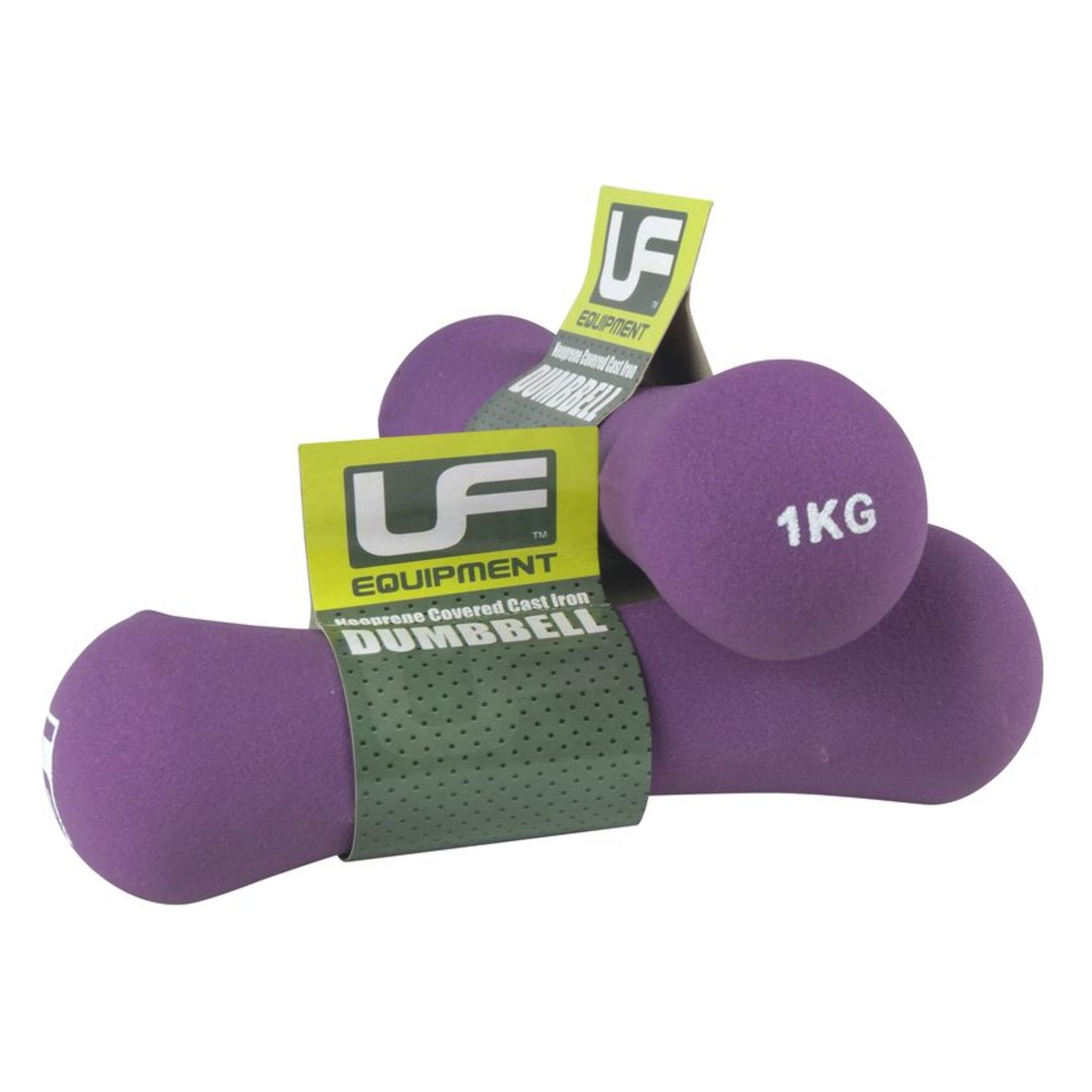 Urban-Fitness Bone Dumbbells Neoprene Covered (Pair) 1KG