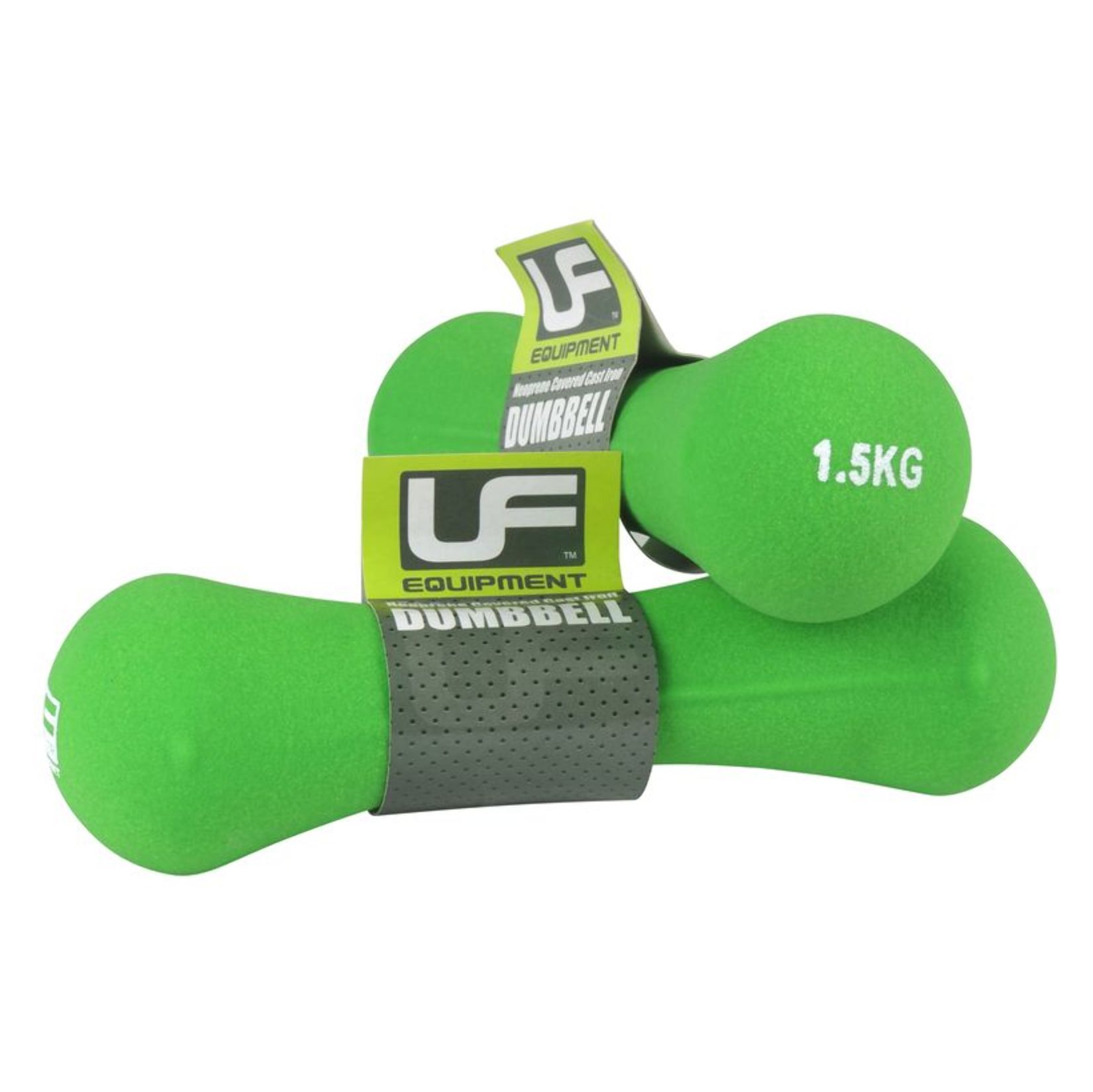 Urban-Fitness Bone Dumbbells Neoprene Covered (Pair) 1.5KG