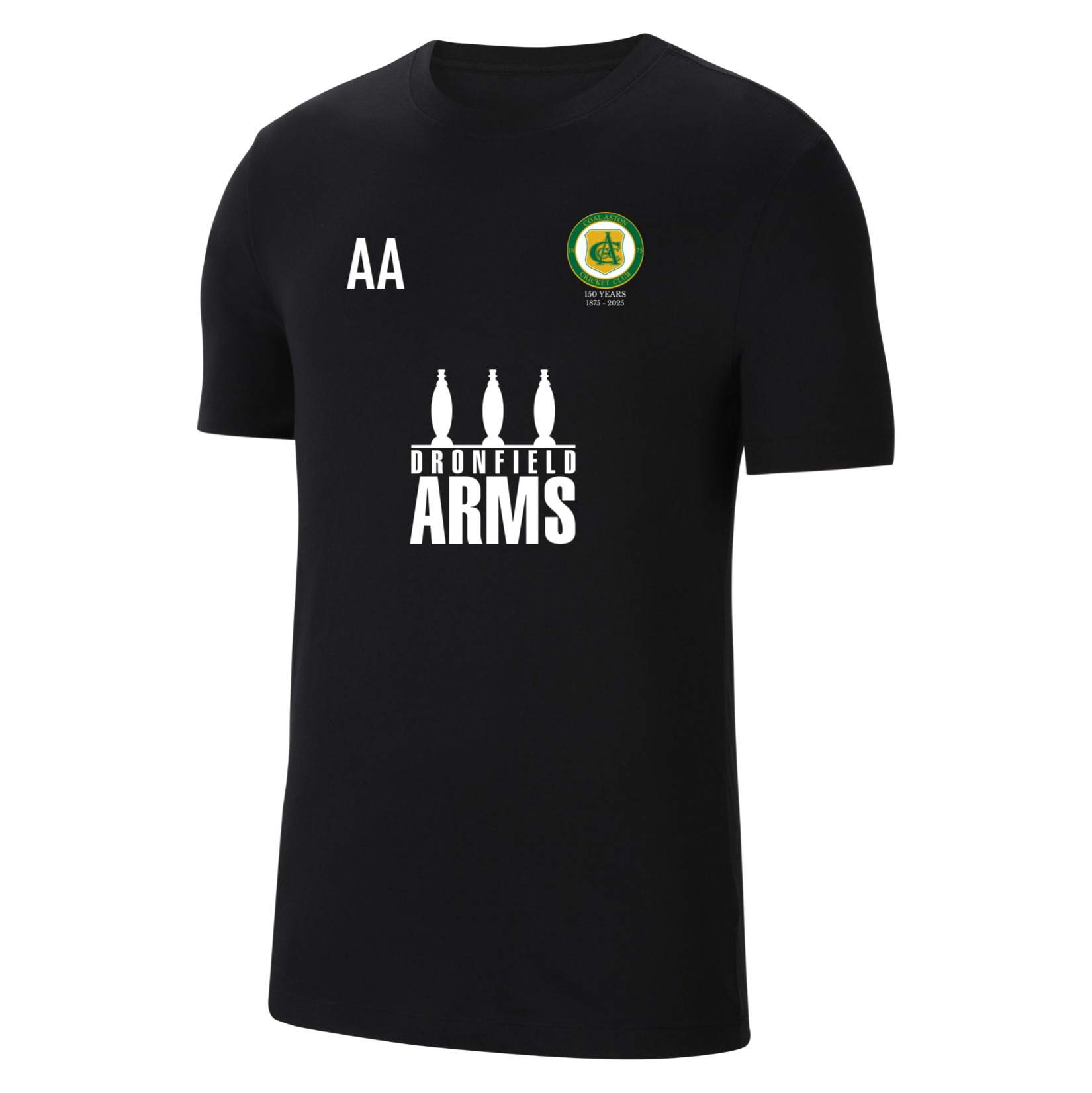 Nike Team Club 20 Cotton T-Shirt (M) - Black/White