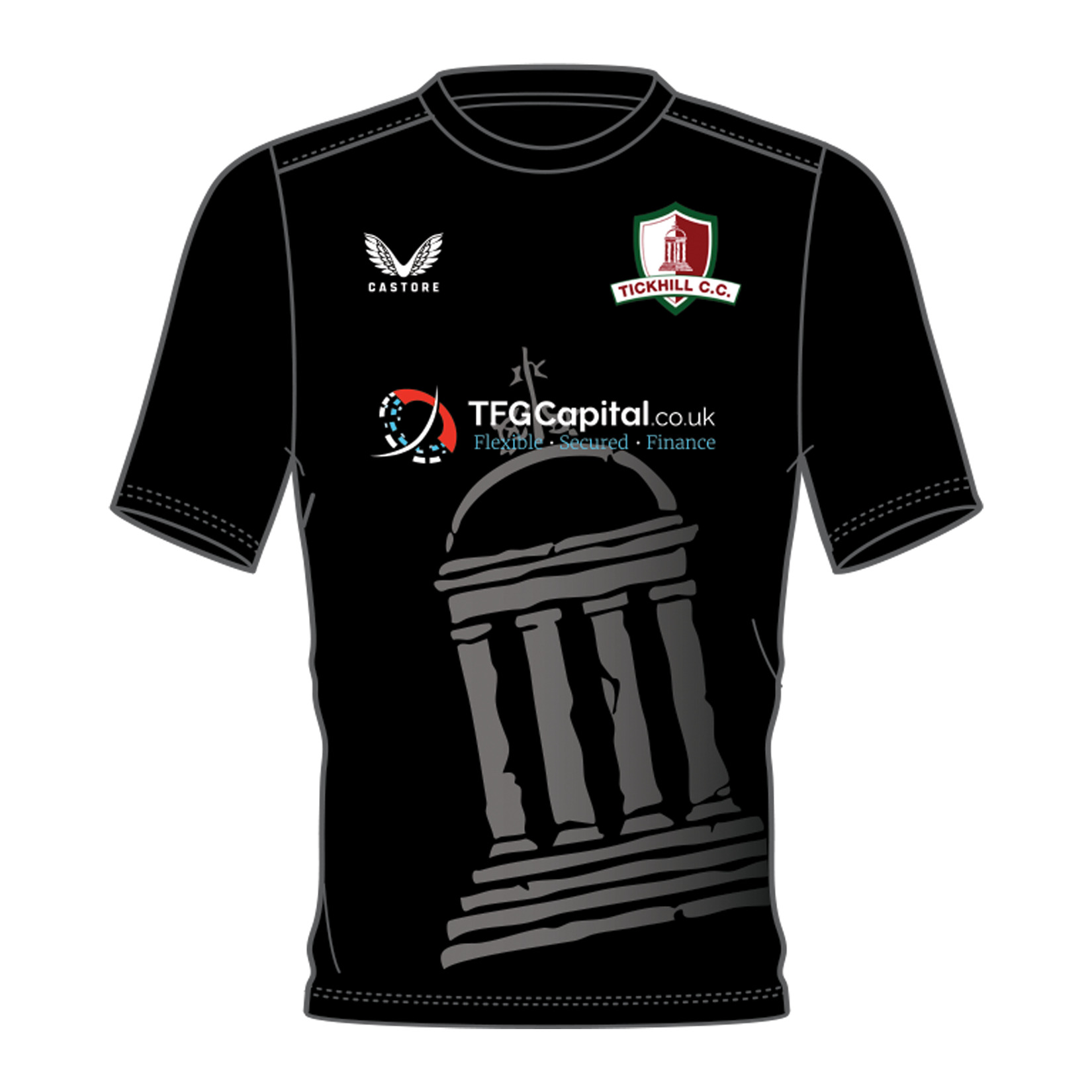 Tickhill CC Short Sleeve T20 Shirt - Black