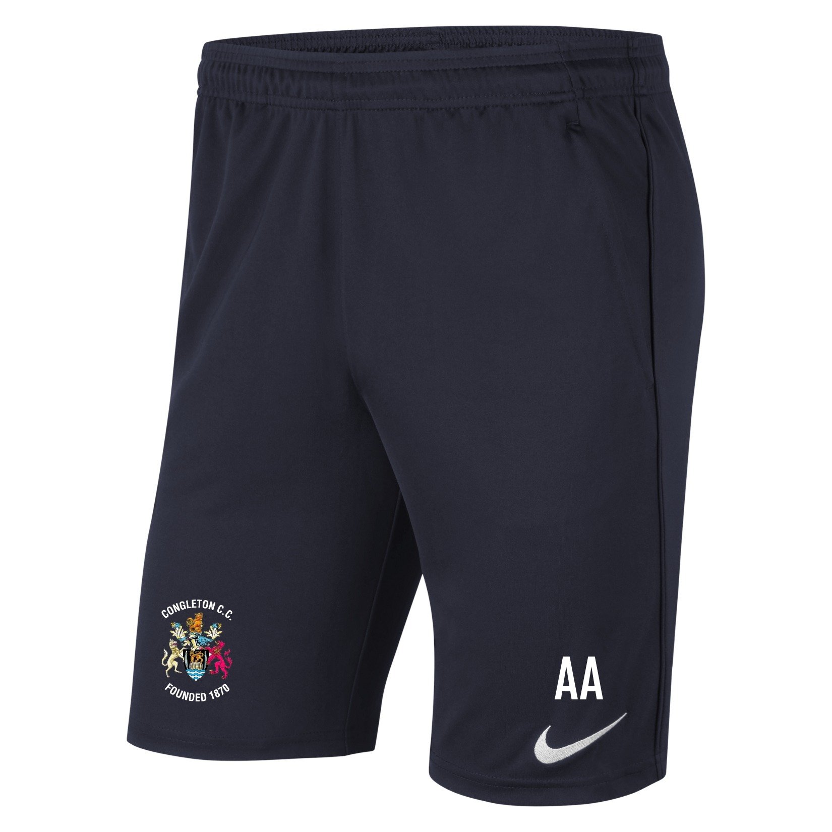 Nike Park 20 Pocketed Shorts (M) - Obsidian/Obsidian/White