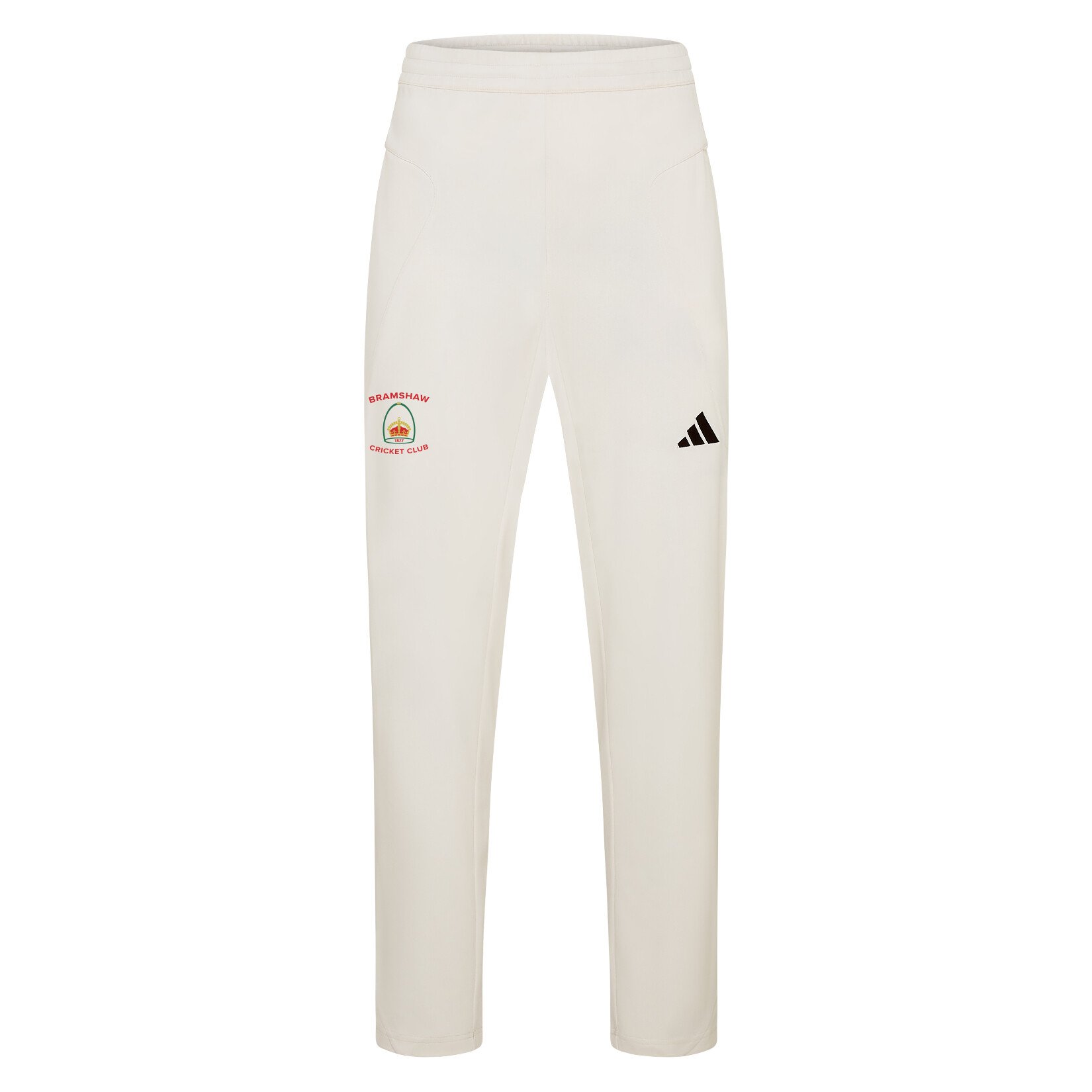adidas-SS Elite Cricket Pants - Ivory/White