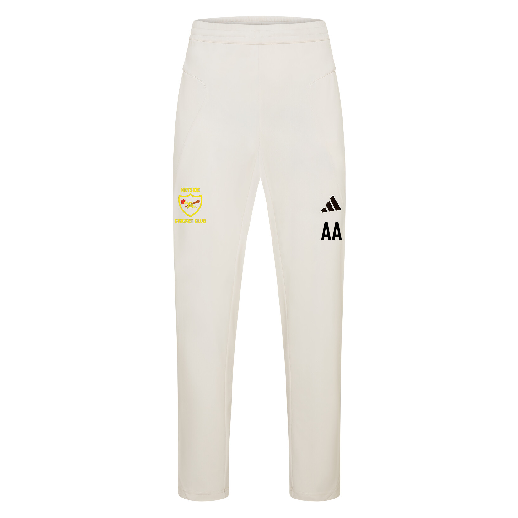 adidas-SS Elite Cricket Pants - Ivory/White