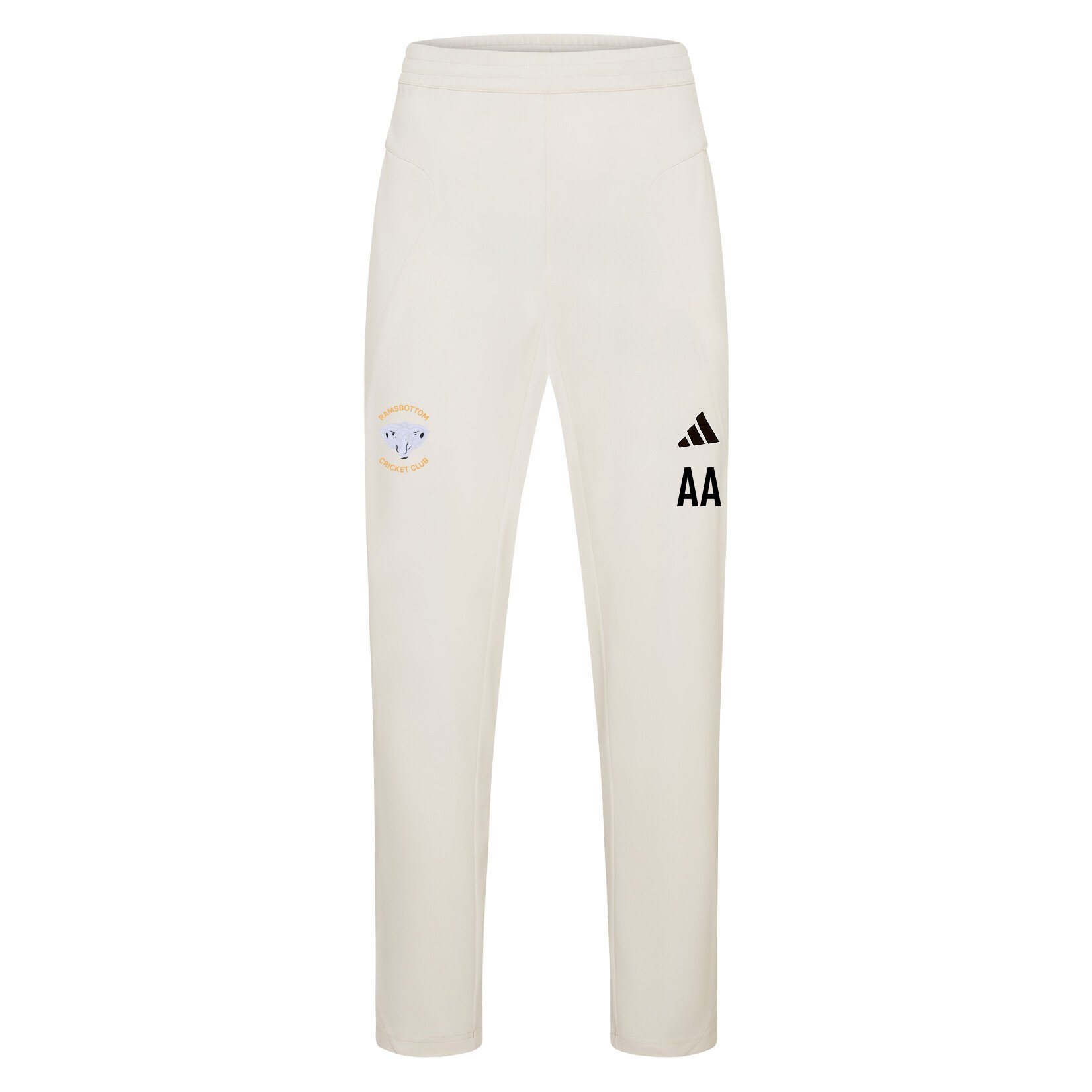 adidas-SS Elite Cricket Pants - Ivory/White