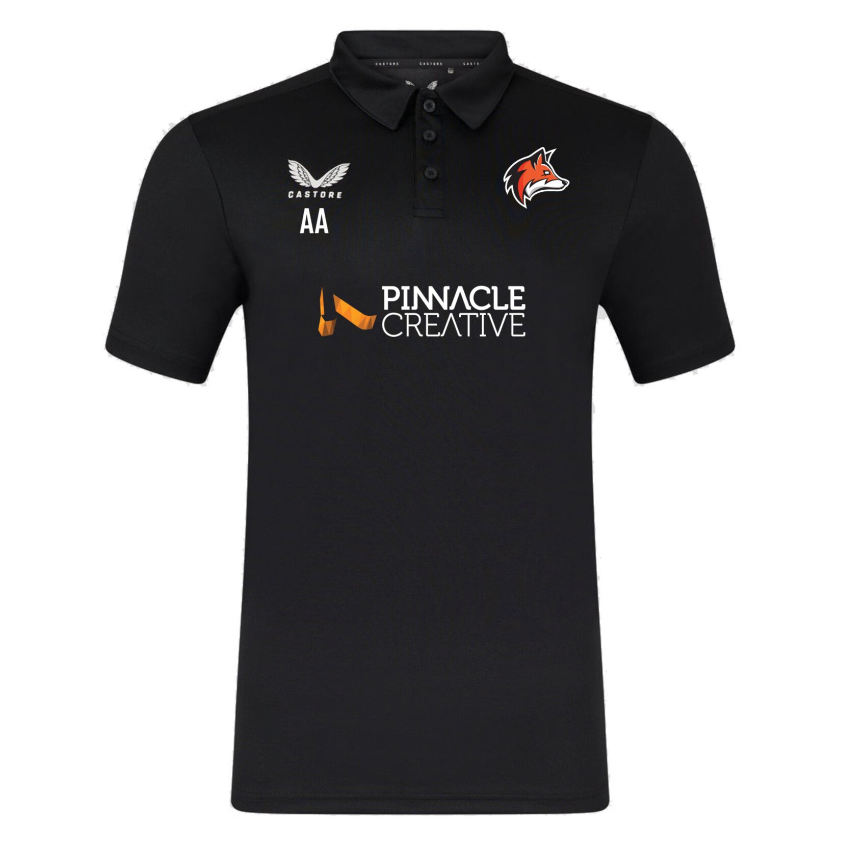 Castore Performance Polo - Black/White
