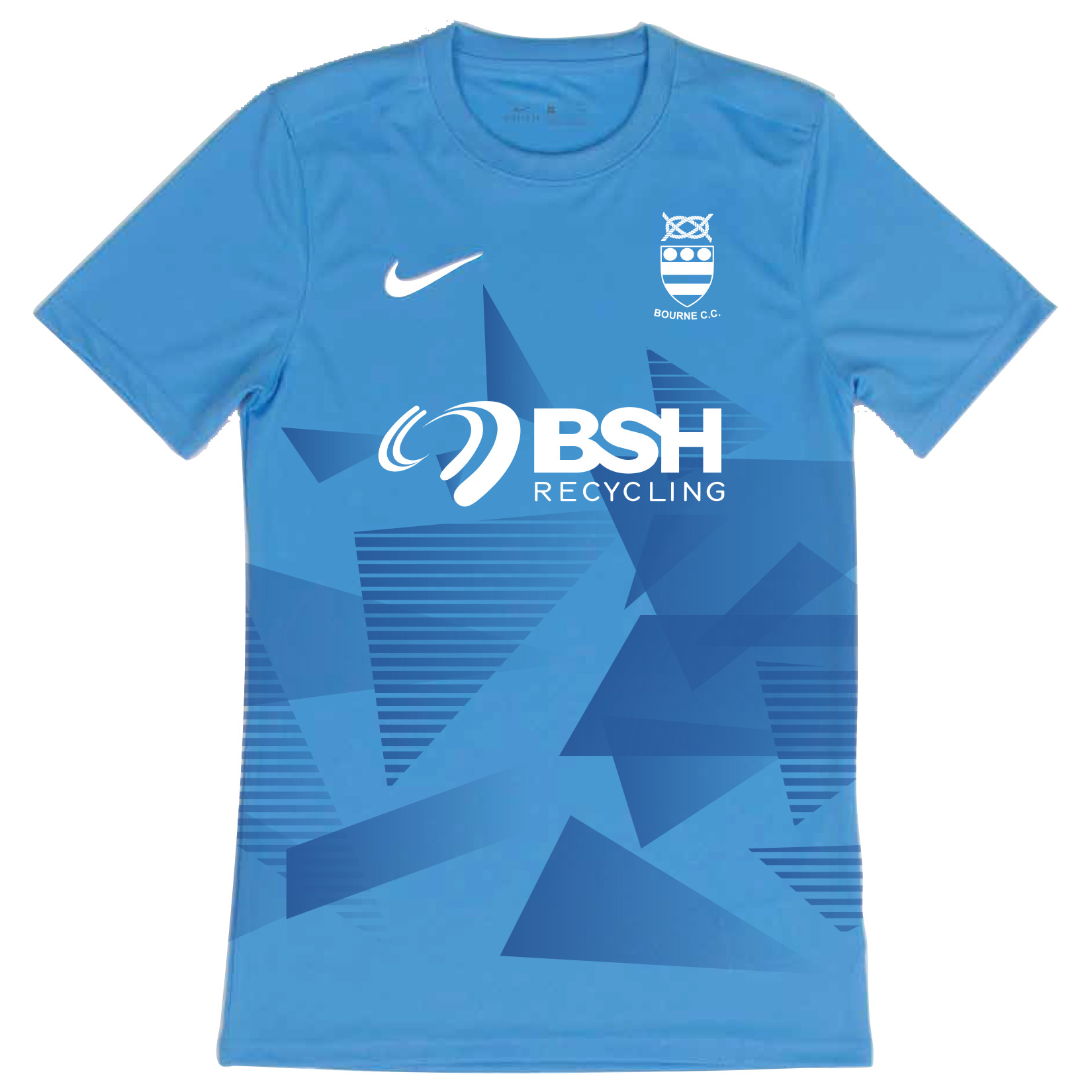 Nike Park VII Dri-FIT Short Sleeve Shirt - University Blue/White