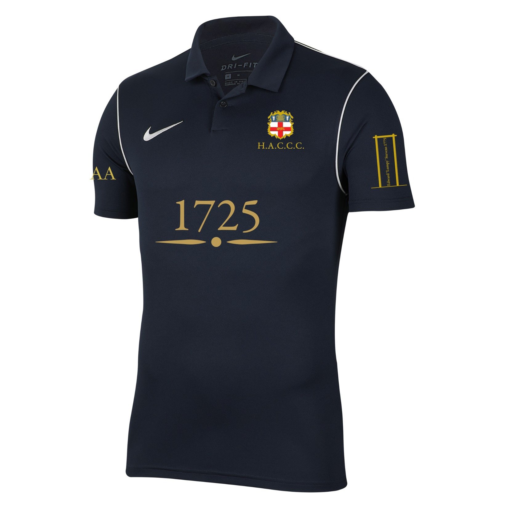 Nike Dri-FIT Park 20 Polo - Obsidian/White/White
