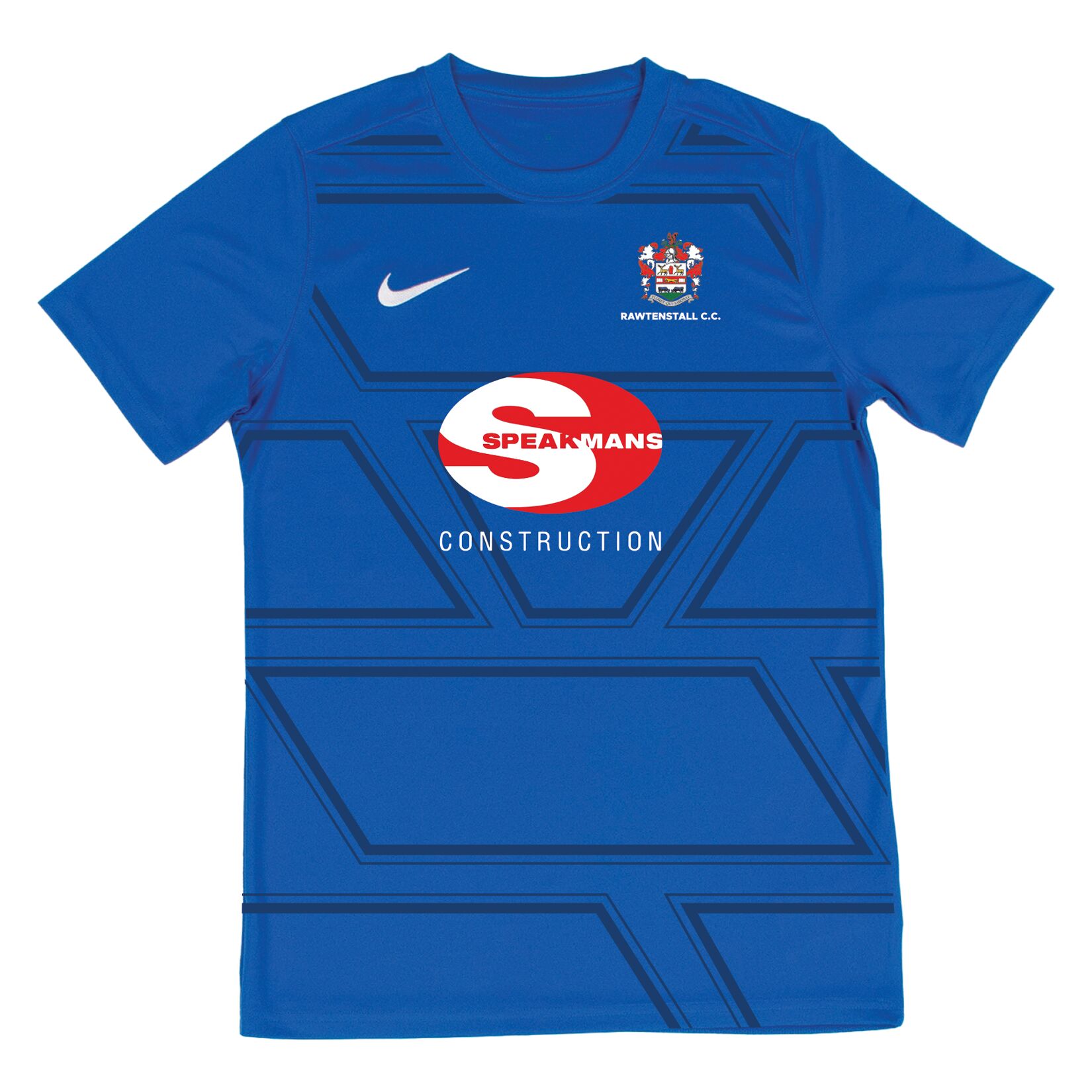 Nike Park VII Dri-FIT Short Sleeve Shirt - Royal Blue/White