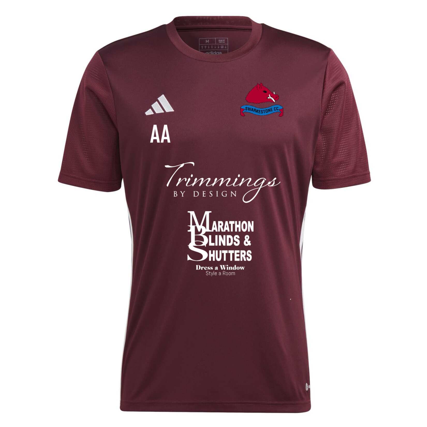 adidas Tabela 23 Jersey - Team Maroon/White
