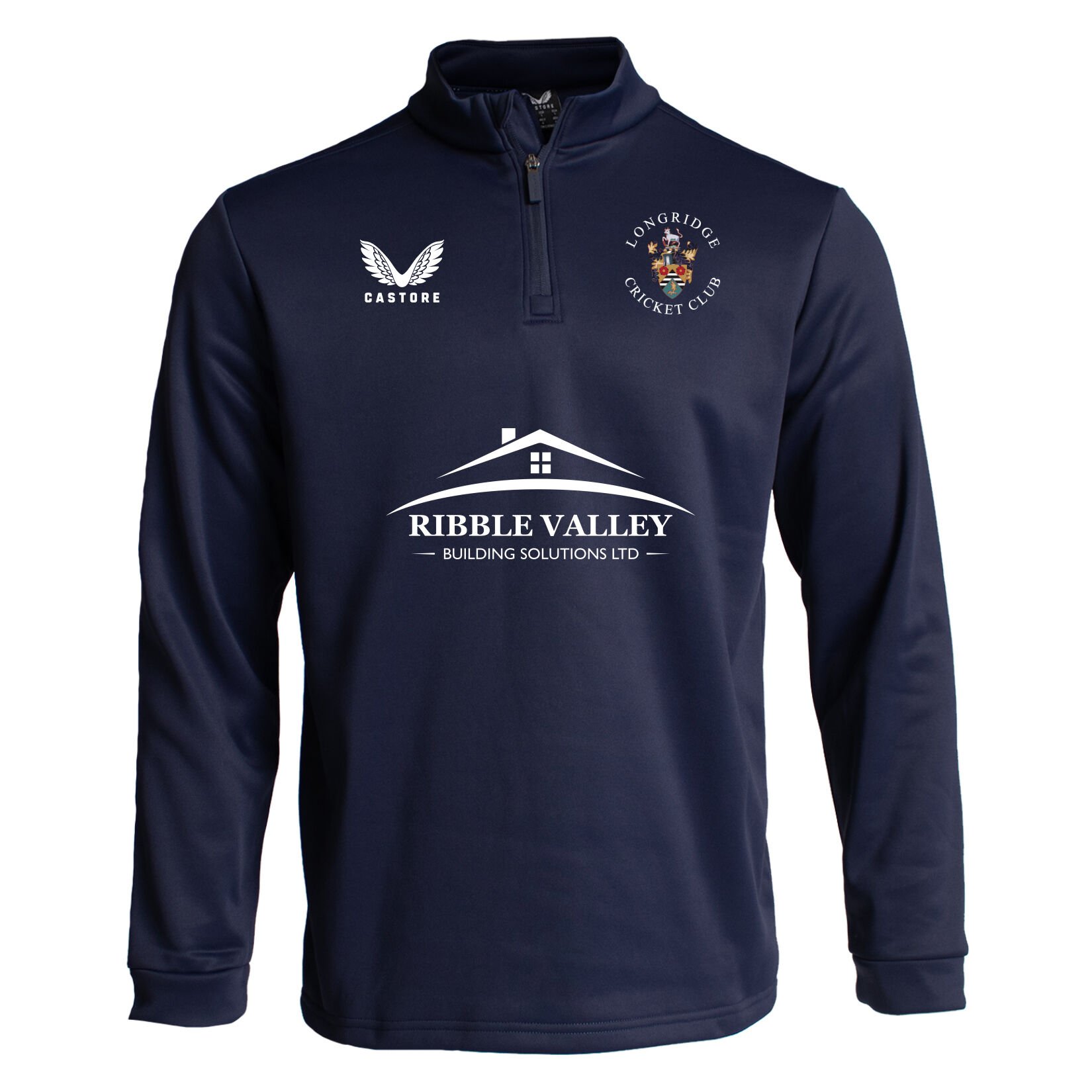 Longridge CC Junior Playing Jumper (Fleeced) - Navy