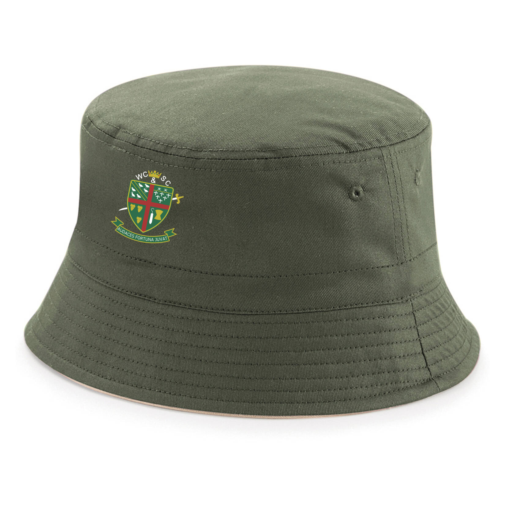Prestige Reversible Bucket Hat - Olive/Stone
