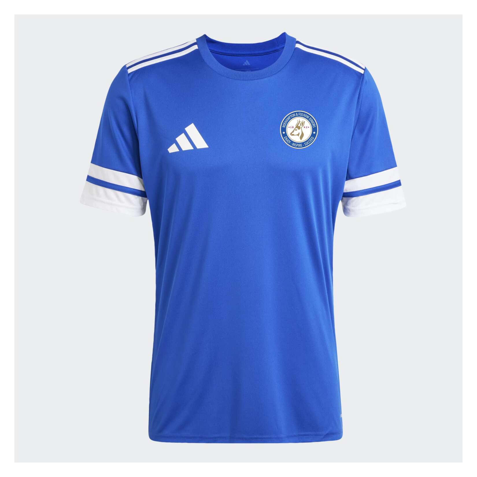 adidas Squadra 25 Short-Sleeve Jersey - Team Royal Blue/White