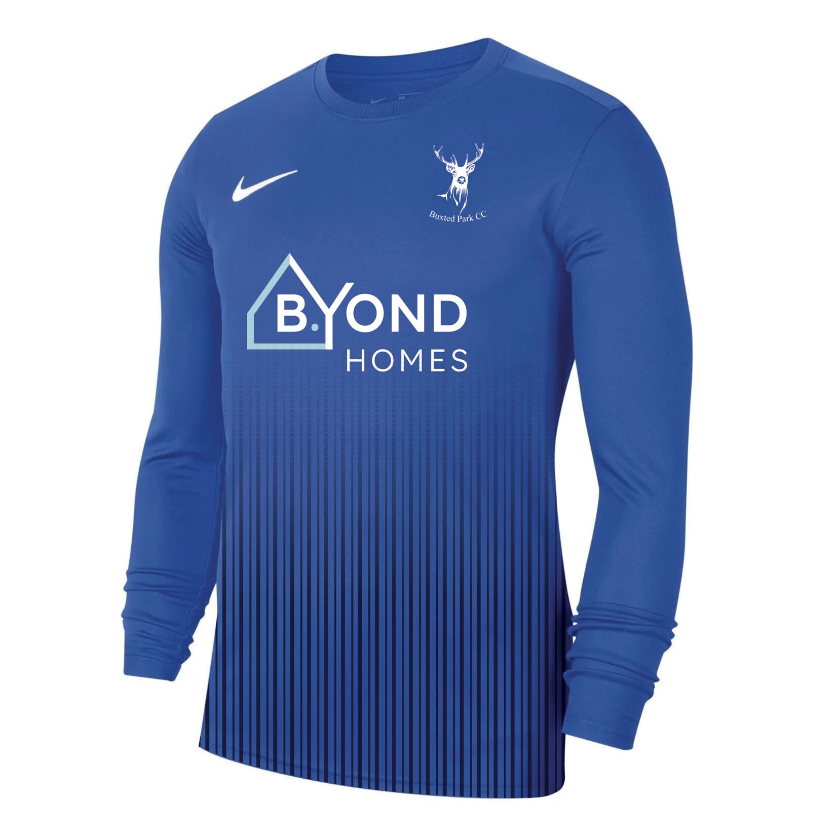 Nike Park VII Dri-FIT Long Sleeve Football Shirt - Royal Blue/White