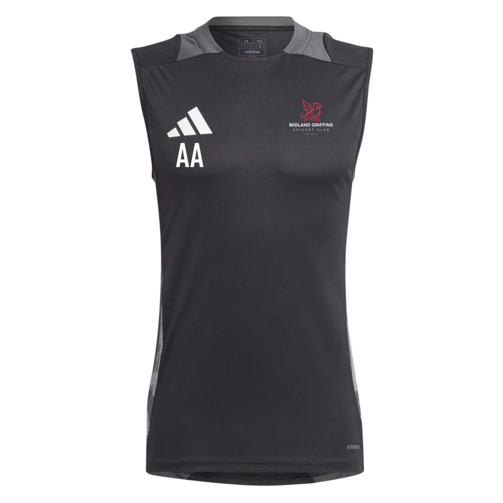 adidas Tiro 24 Competition Training Sleeveless Jersey - black/team dark grey