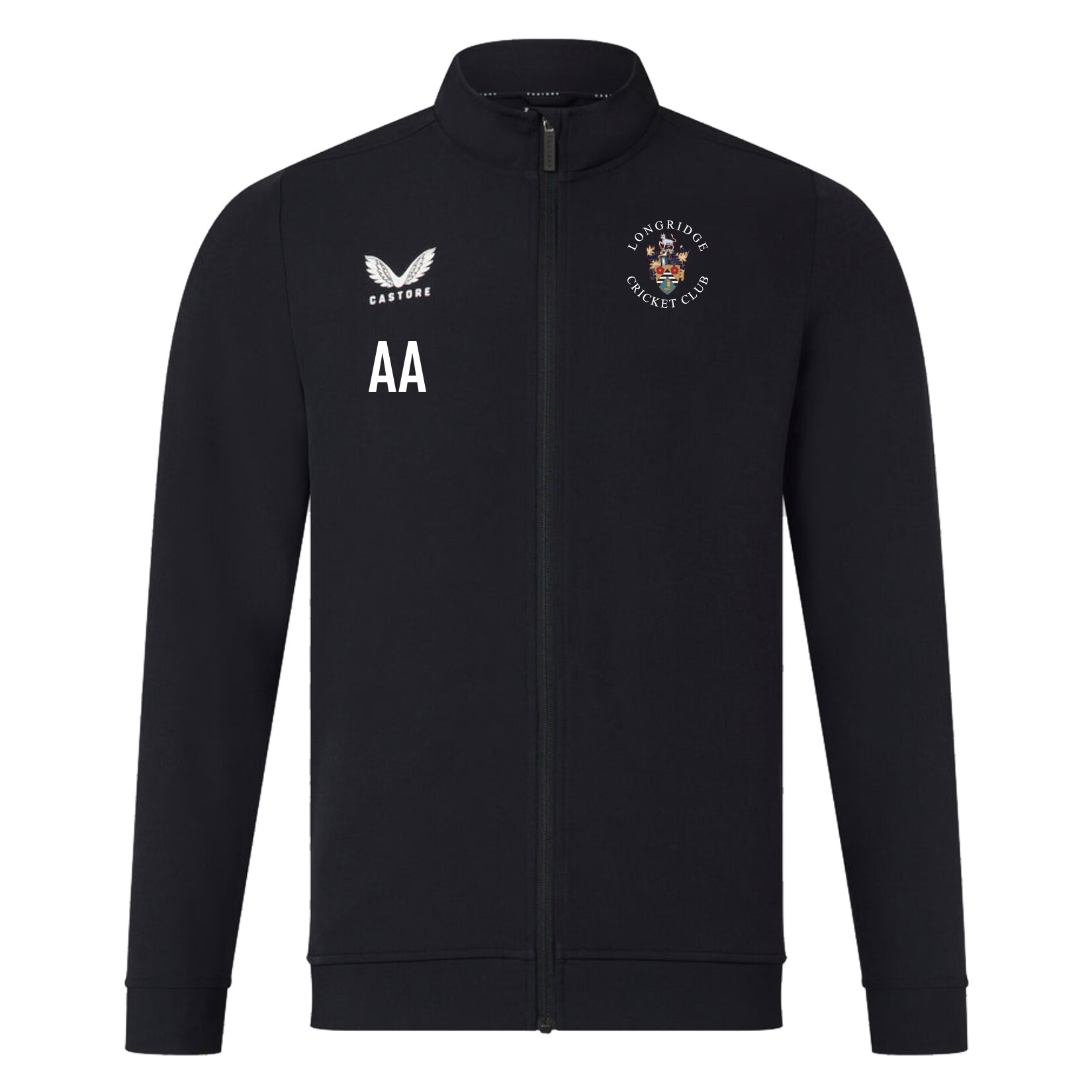 Castore Track Jacket - Black/White