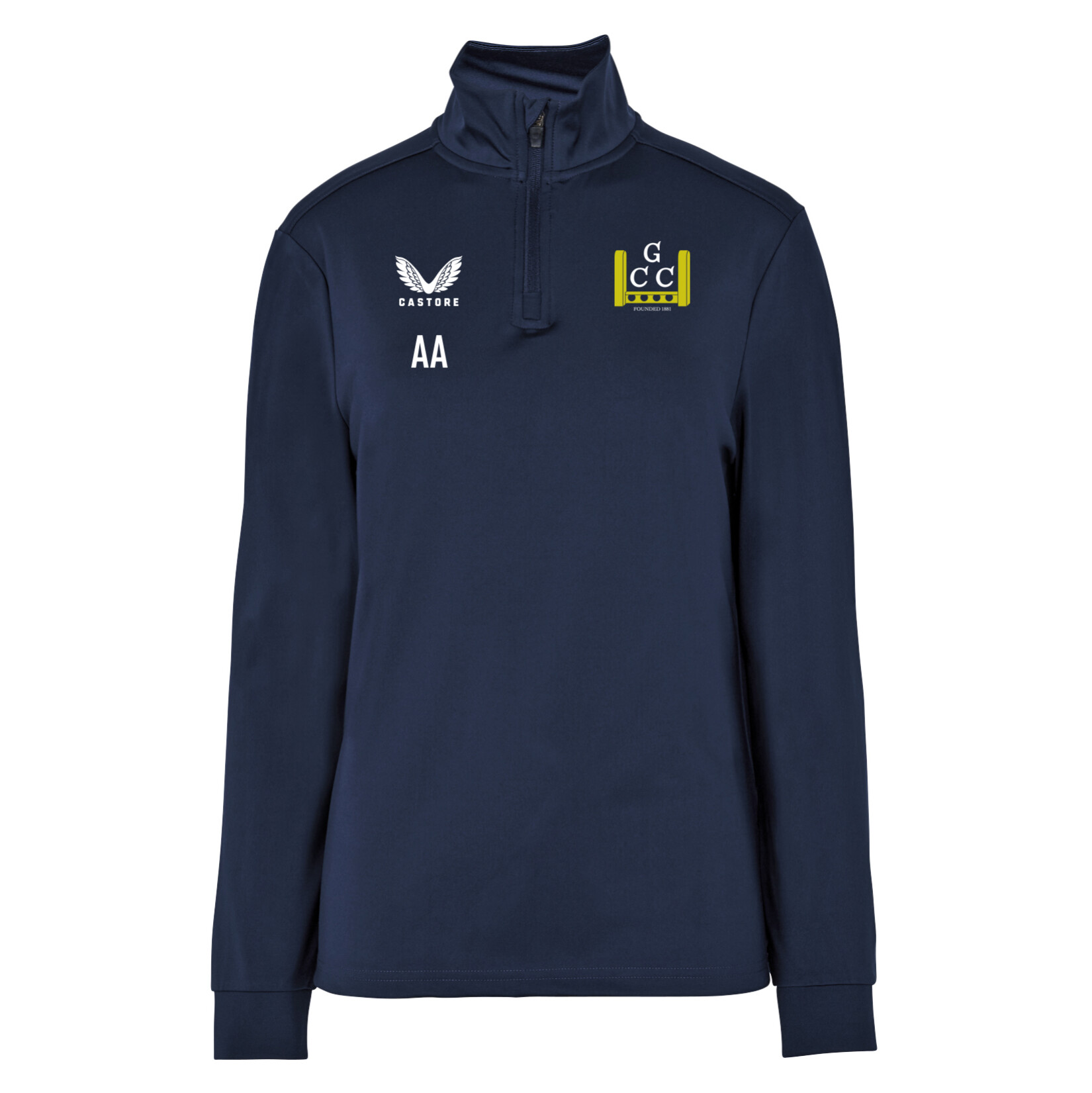 Castore Quarter Zip Midlayer (W) - Navy