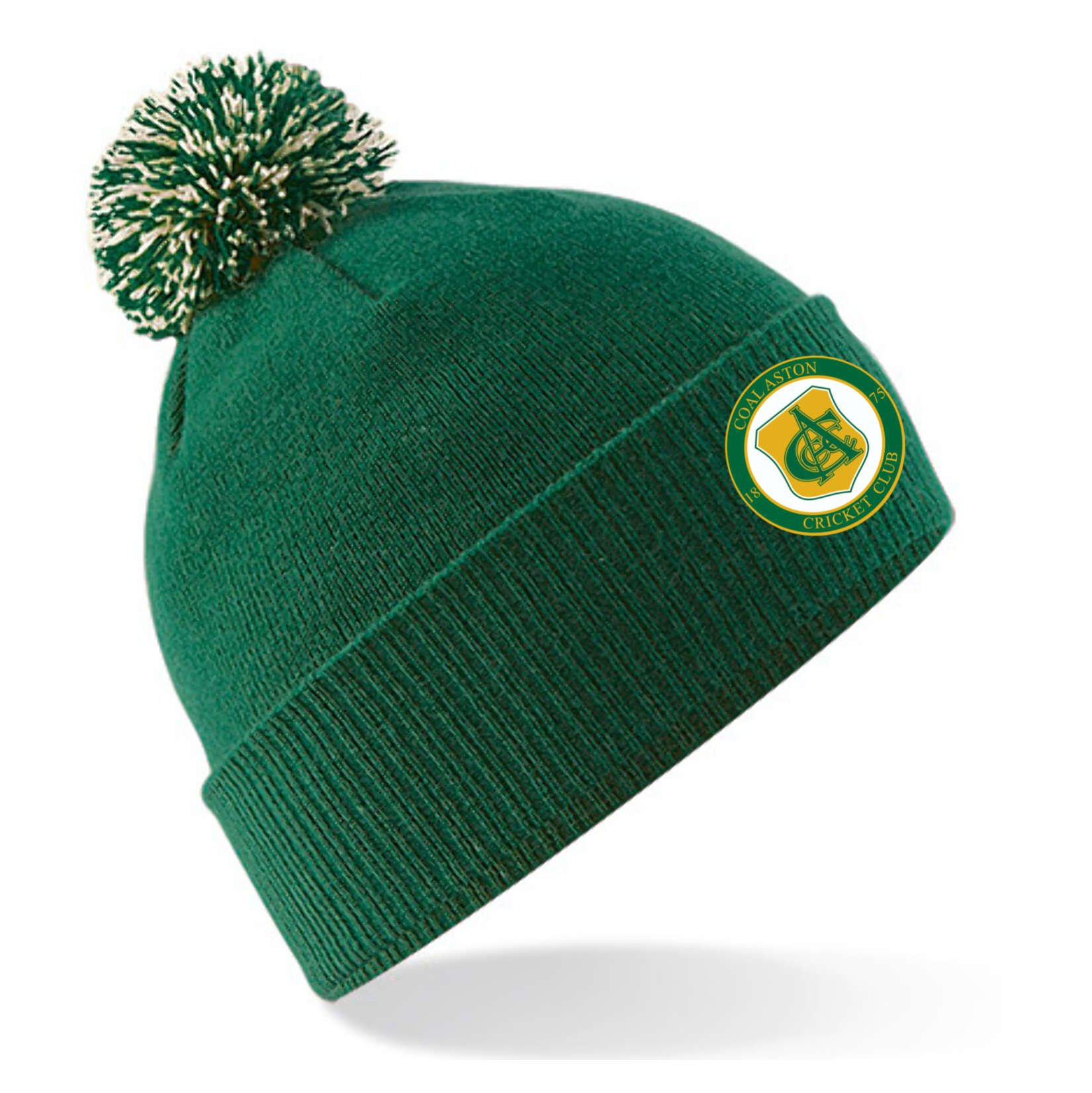 Snowstar Beanie - Bottle Green/Off White