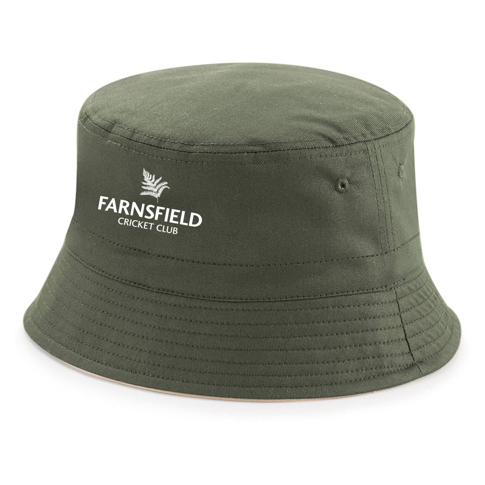 Prestige Reversible Bucket Hat - Olive/Stone