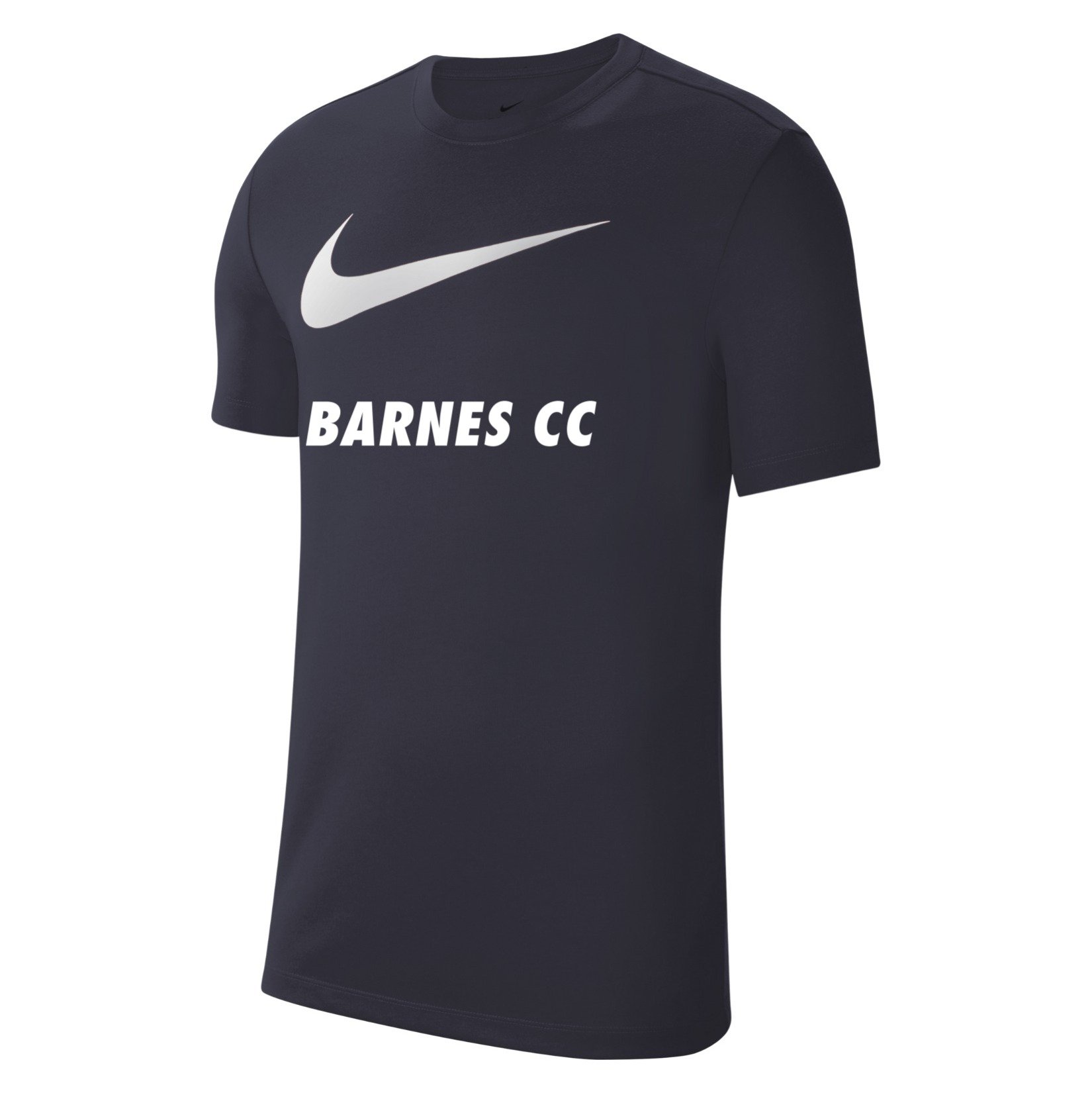 Nike Team Club 20 Swoosh Tee (M) - Obsidian/White