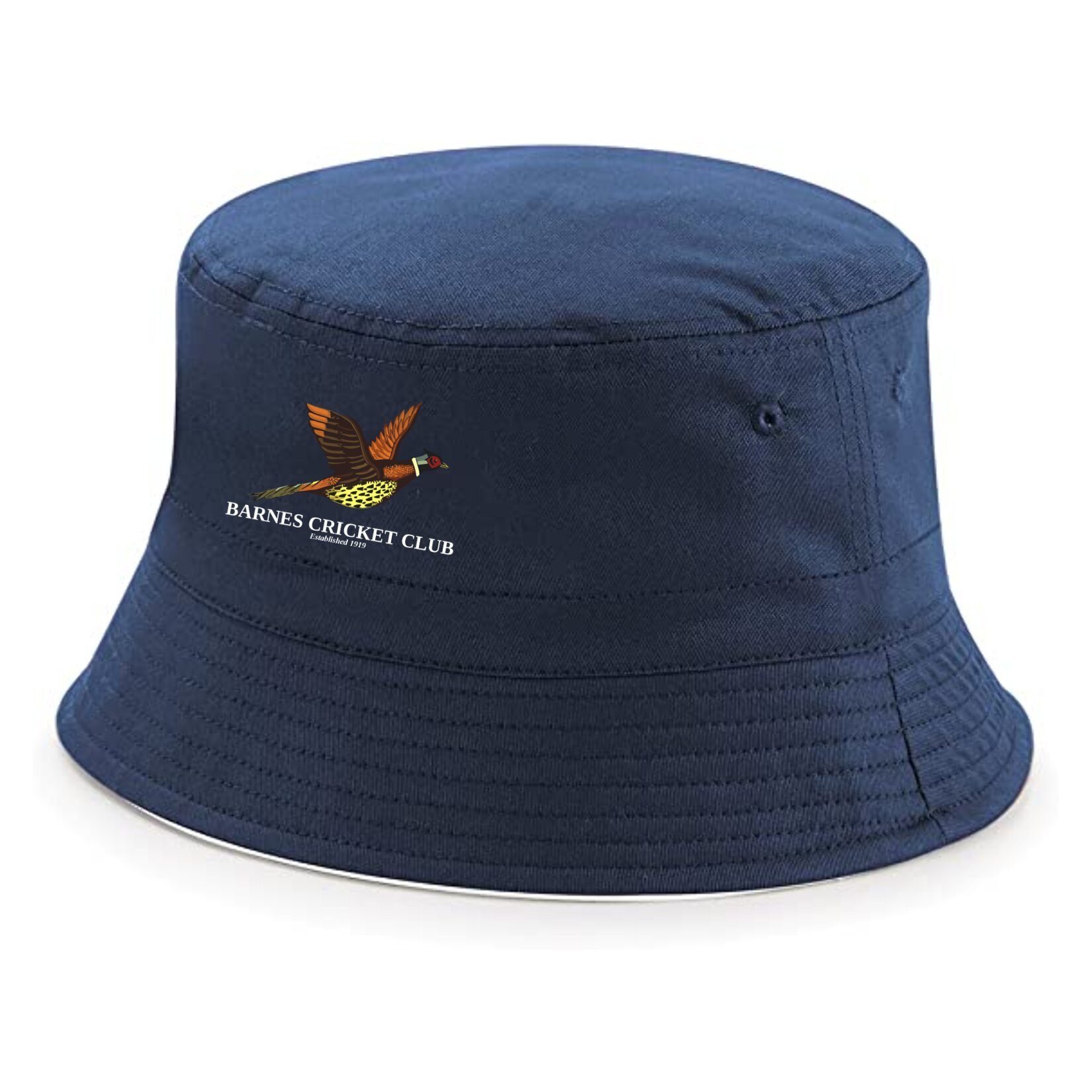 Prestige Reversible Bucket Hat - French Navy/White