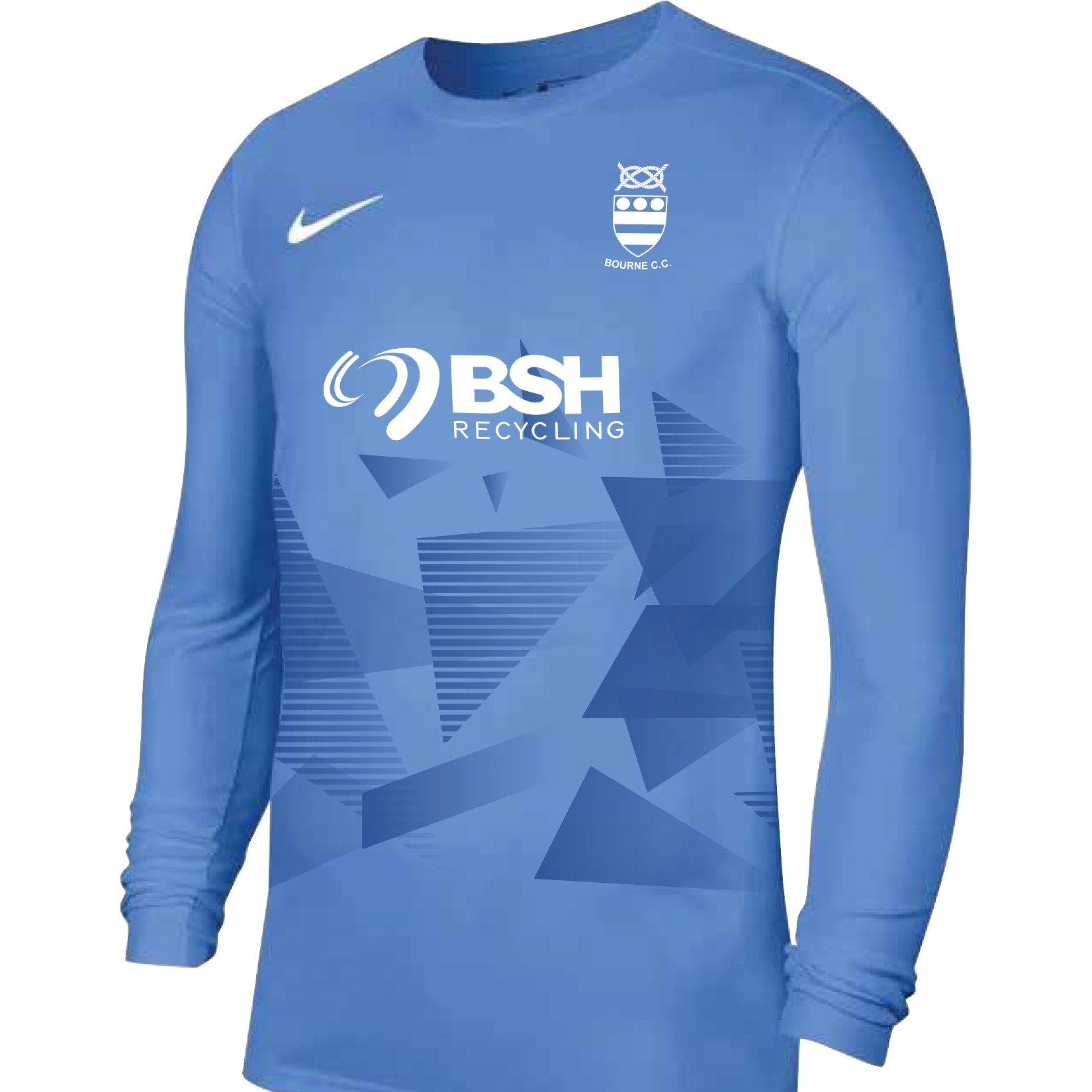 Nike Park VII Dri-FIT Long Sleeve Football Shirt - University Blue/White