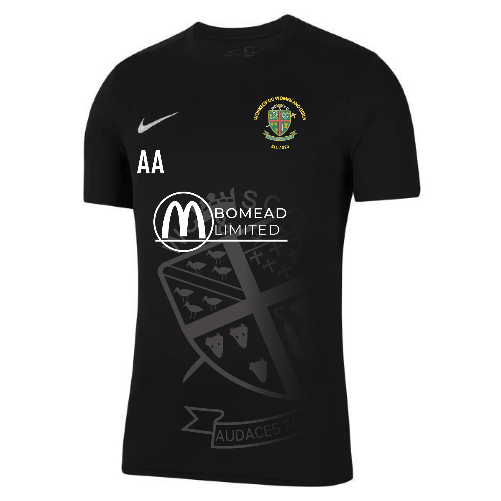 Nike Park VII Dri-FIT Short Sleeve Shirt - Black/White
