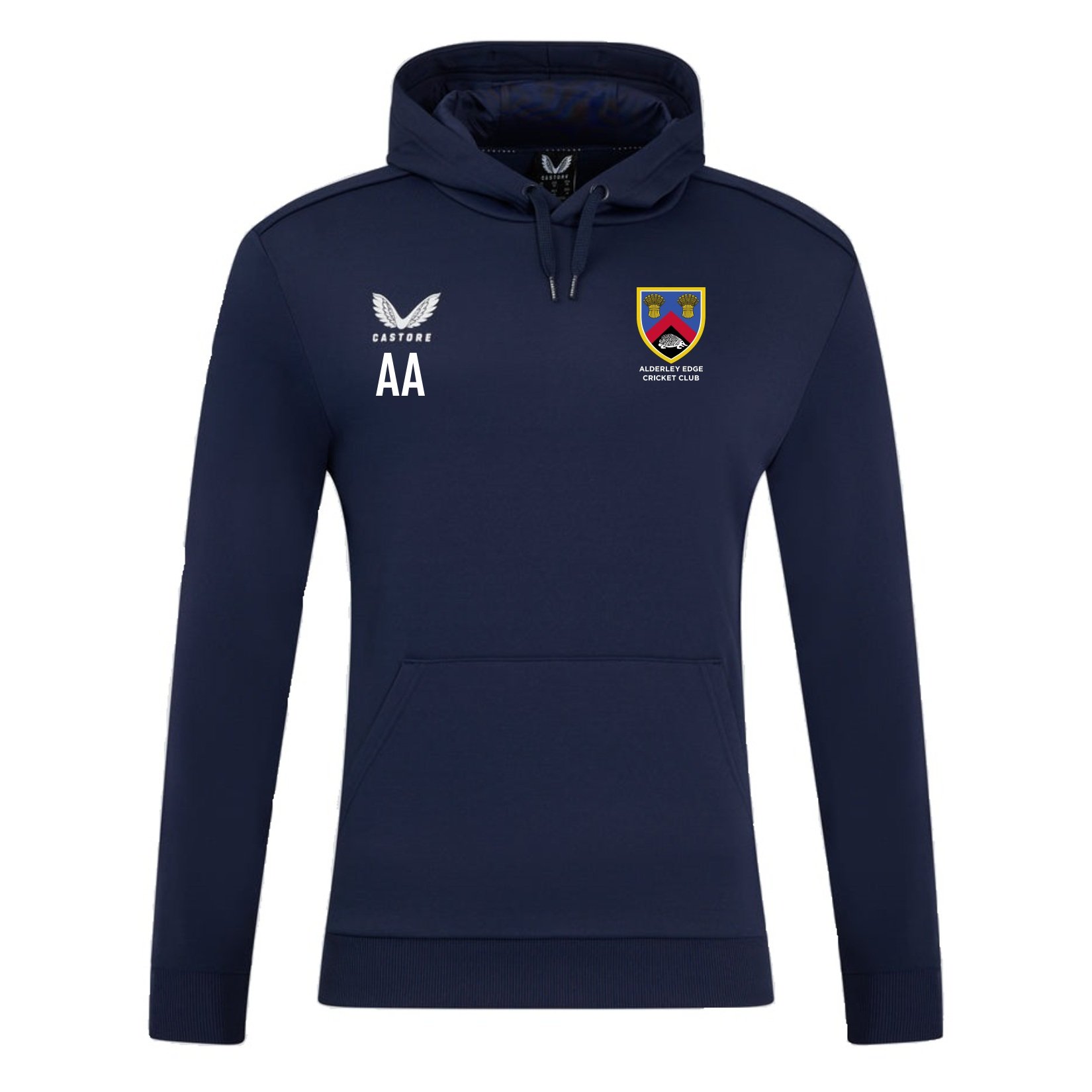 Castore Brushback Hoodie - Navy/White