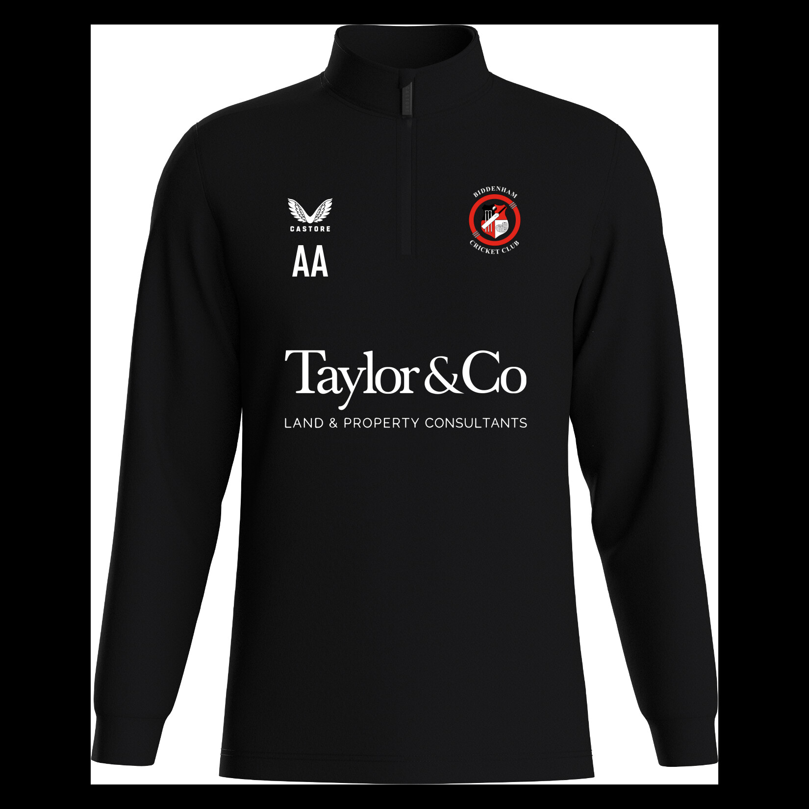 Castore Quarter Zip Midlayer - Black