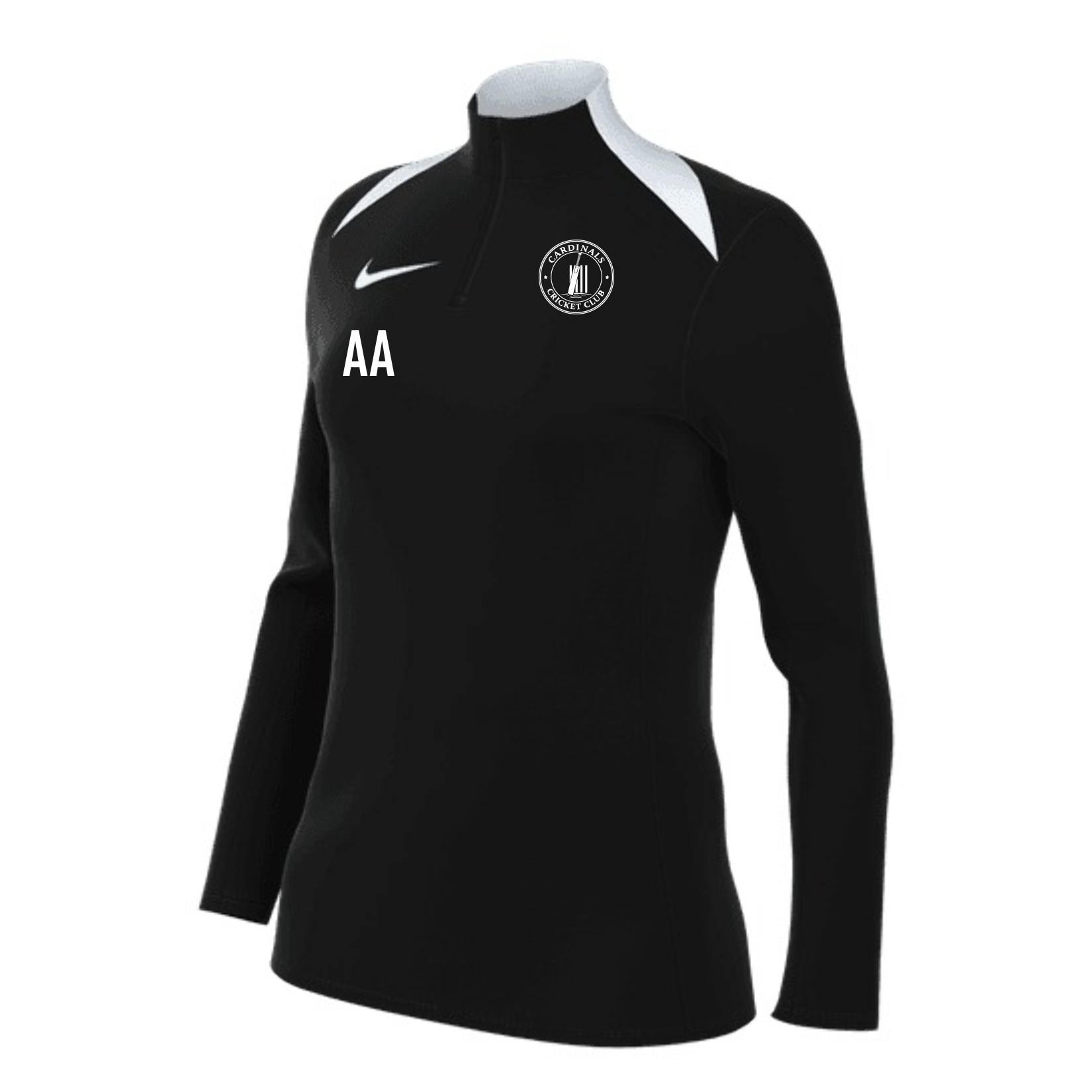 Nike Academy Pro 24 Women's Dri-FIT Drill Top (W) - Black/Black/White/White