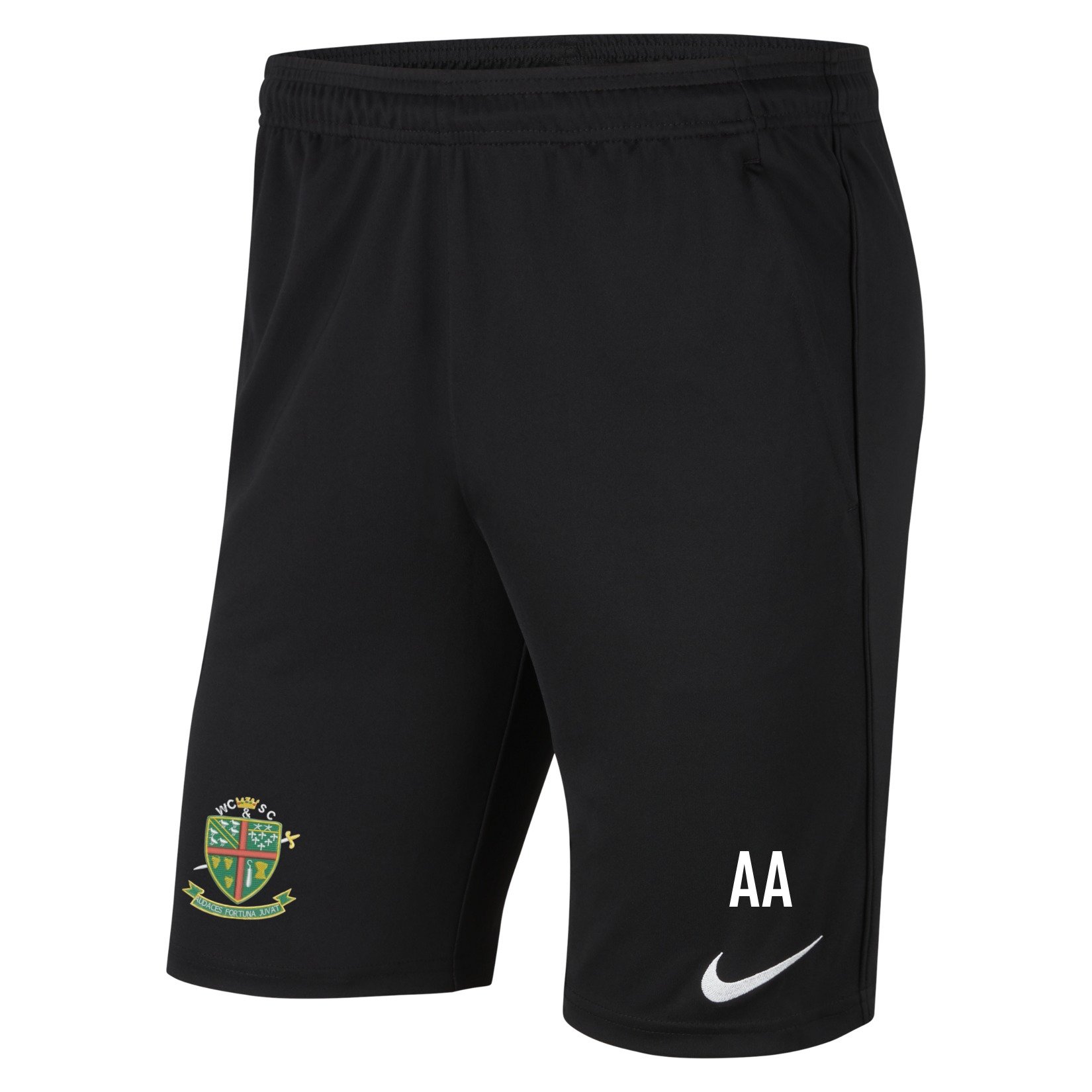 Nike Park 20 Pocketed Shorts (M) - Black/Black/White