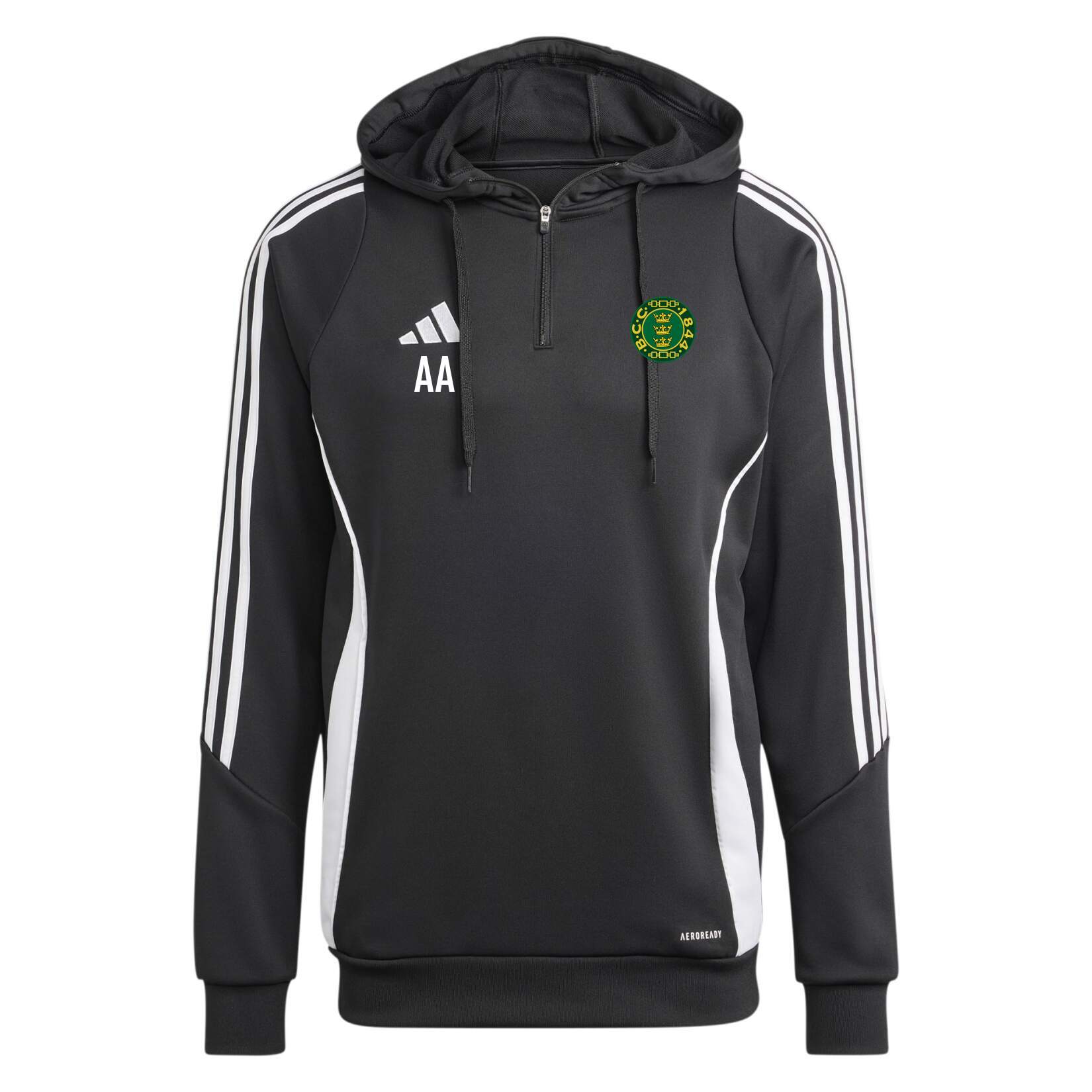 adidas Tiro 24 Training Hoodie - Black/White