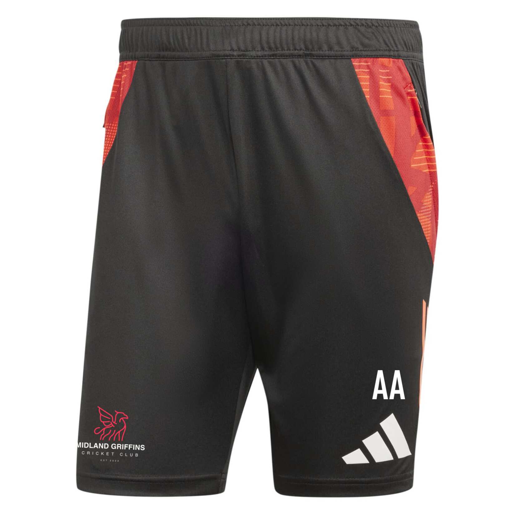 adidas Tiro 24 Competition Training Shorts - Black/Solar red/white