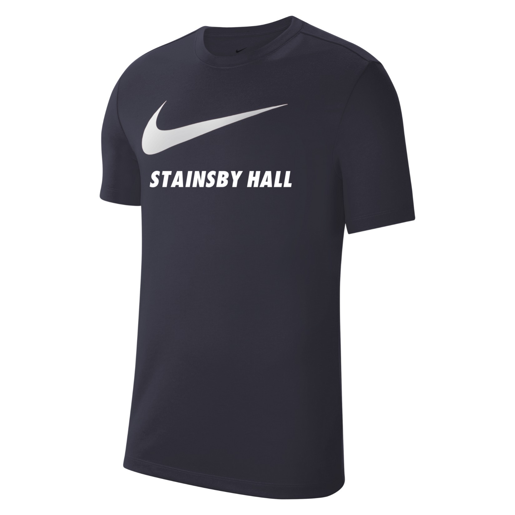 Nike Team Club 20 Swoosh Tee (M) - Obsidian/White