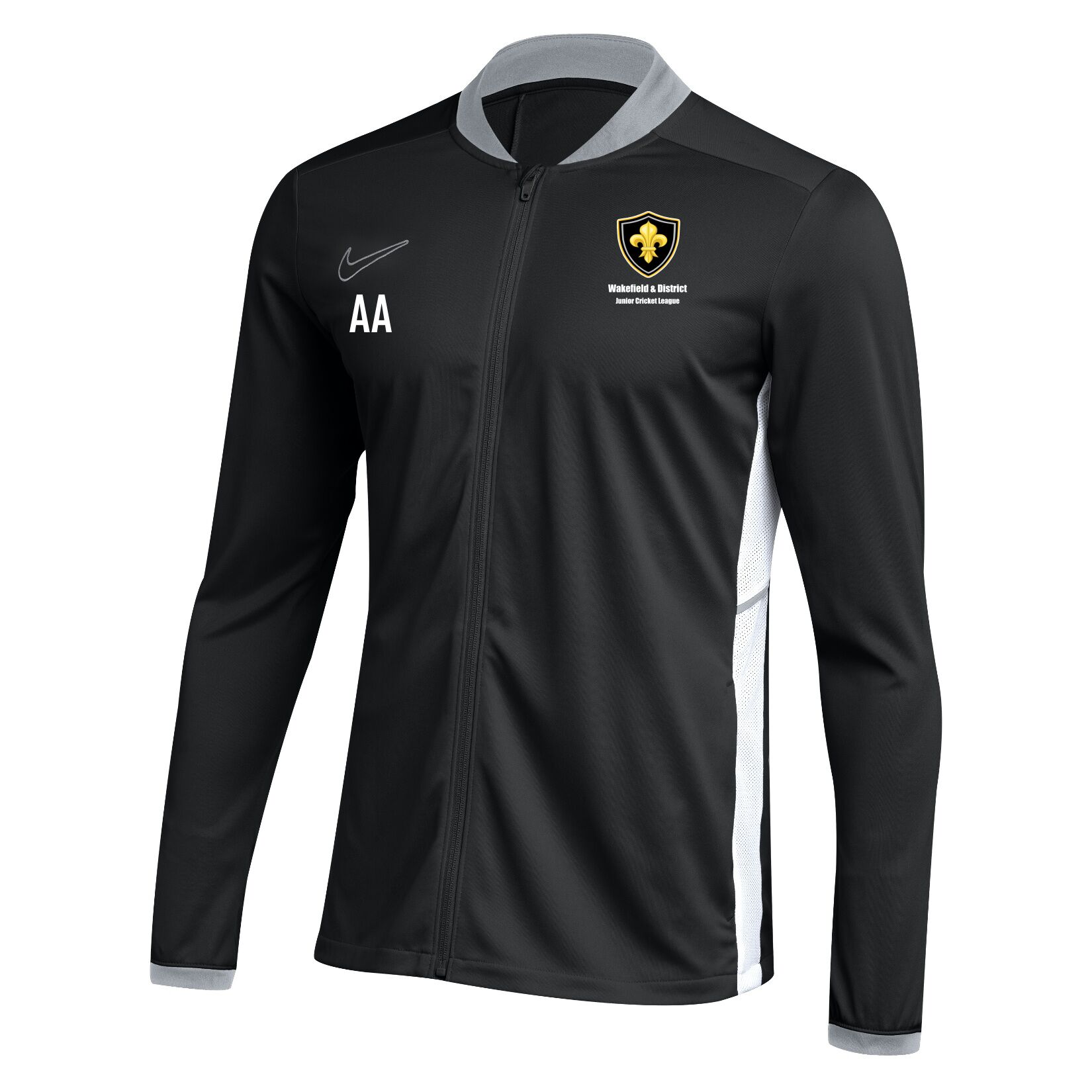 Nike Dri-FIT Academy 25 Knit Track Jacket (W) - Black/White/White