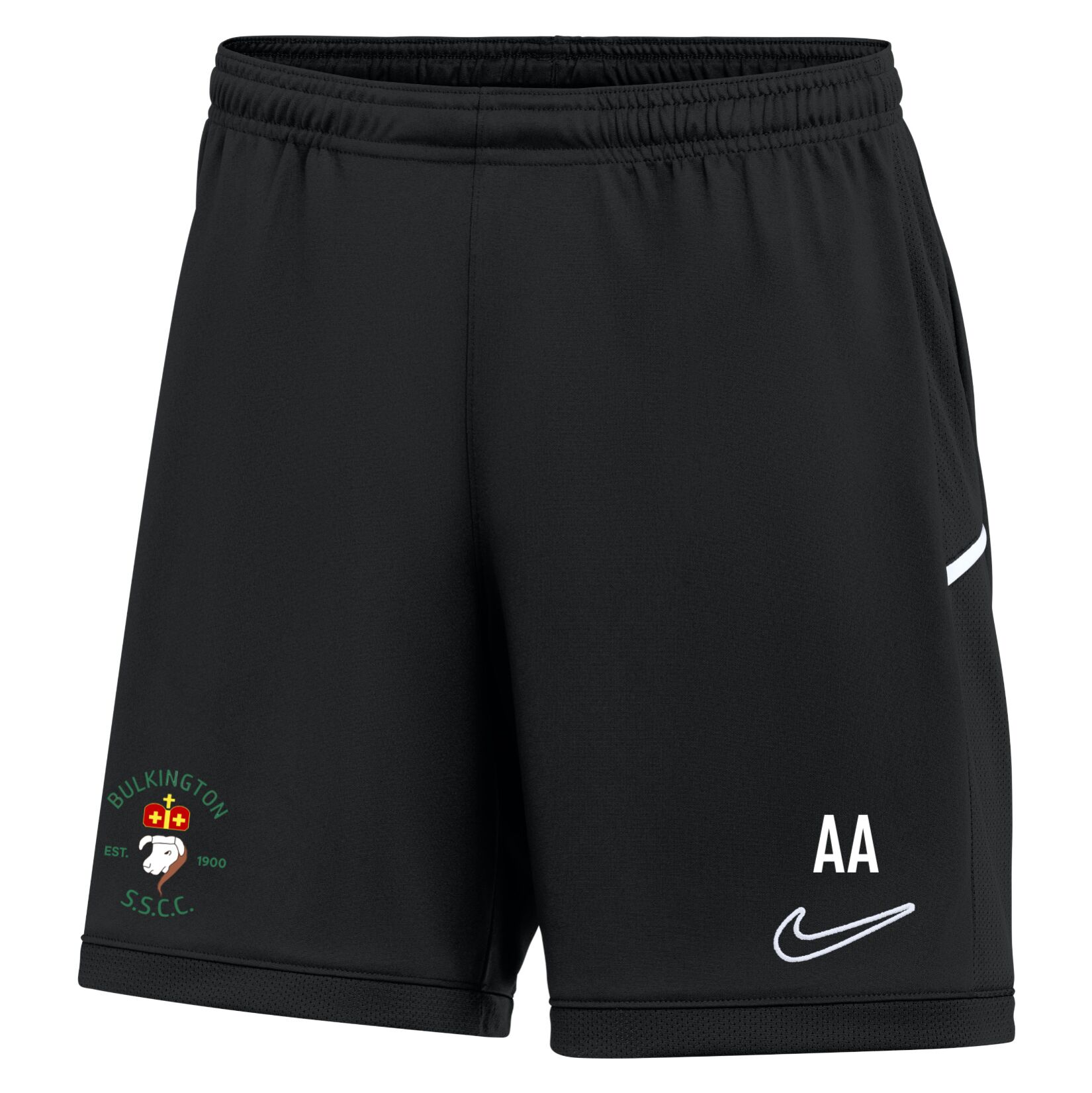 Nike Dri-FIT Academy 25 Shorts (W) - Black/Black/White