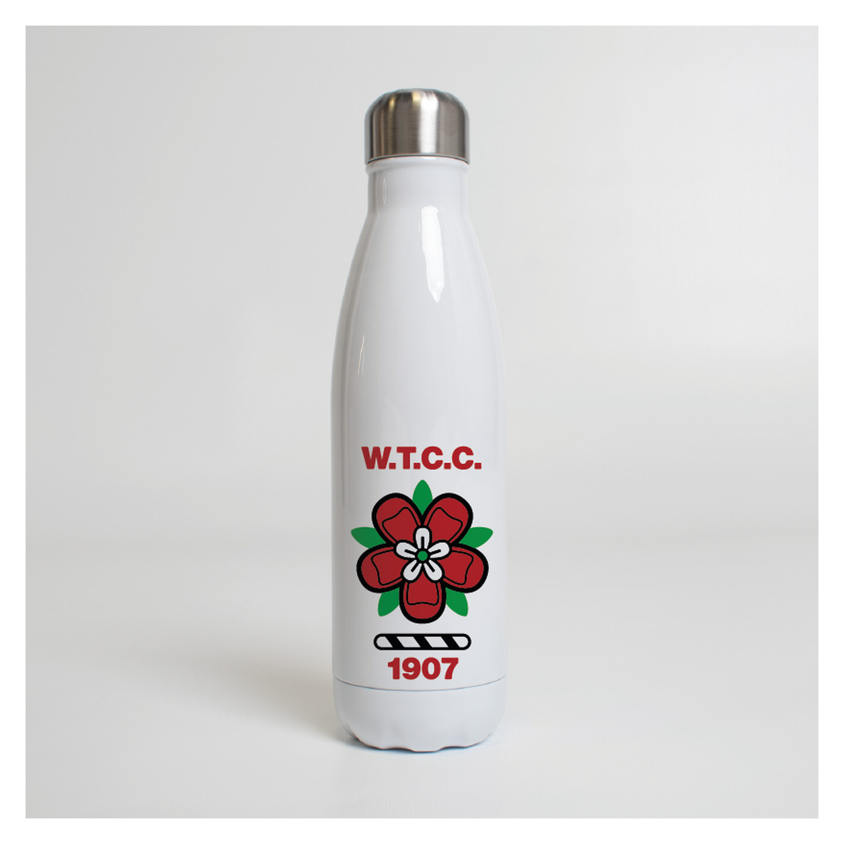 Kitlocker-Merchandise Premium Steel Water Bottle - White
