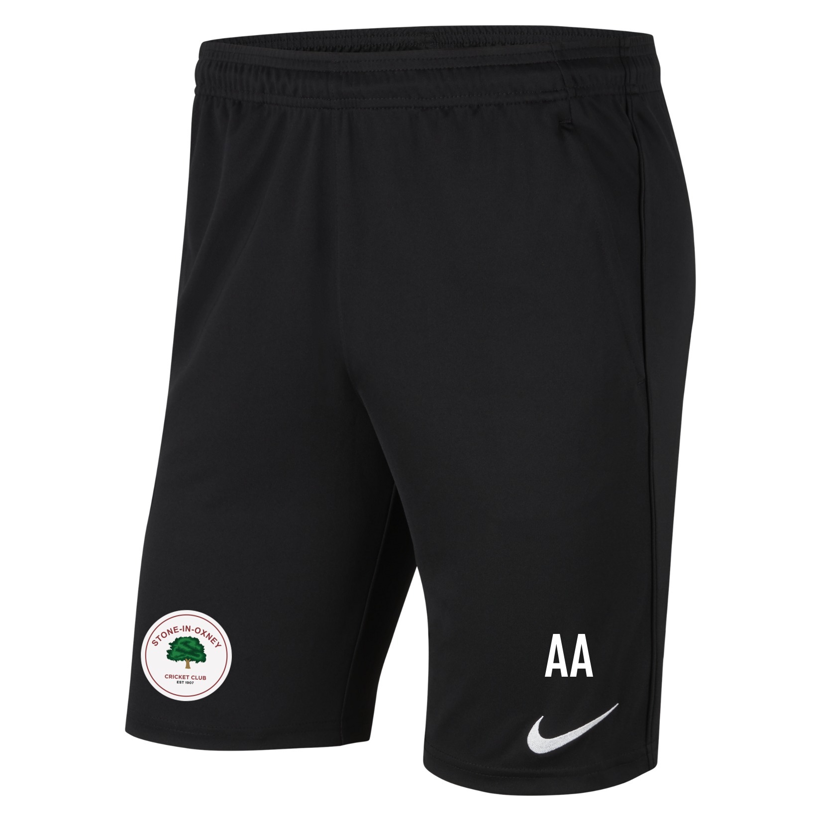 Nike Park 20 Pocketed Shorts (M) - Black/Black/White