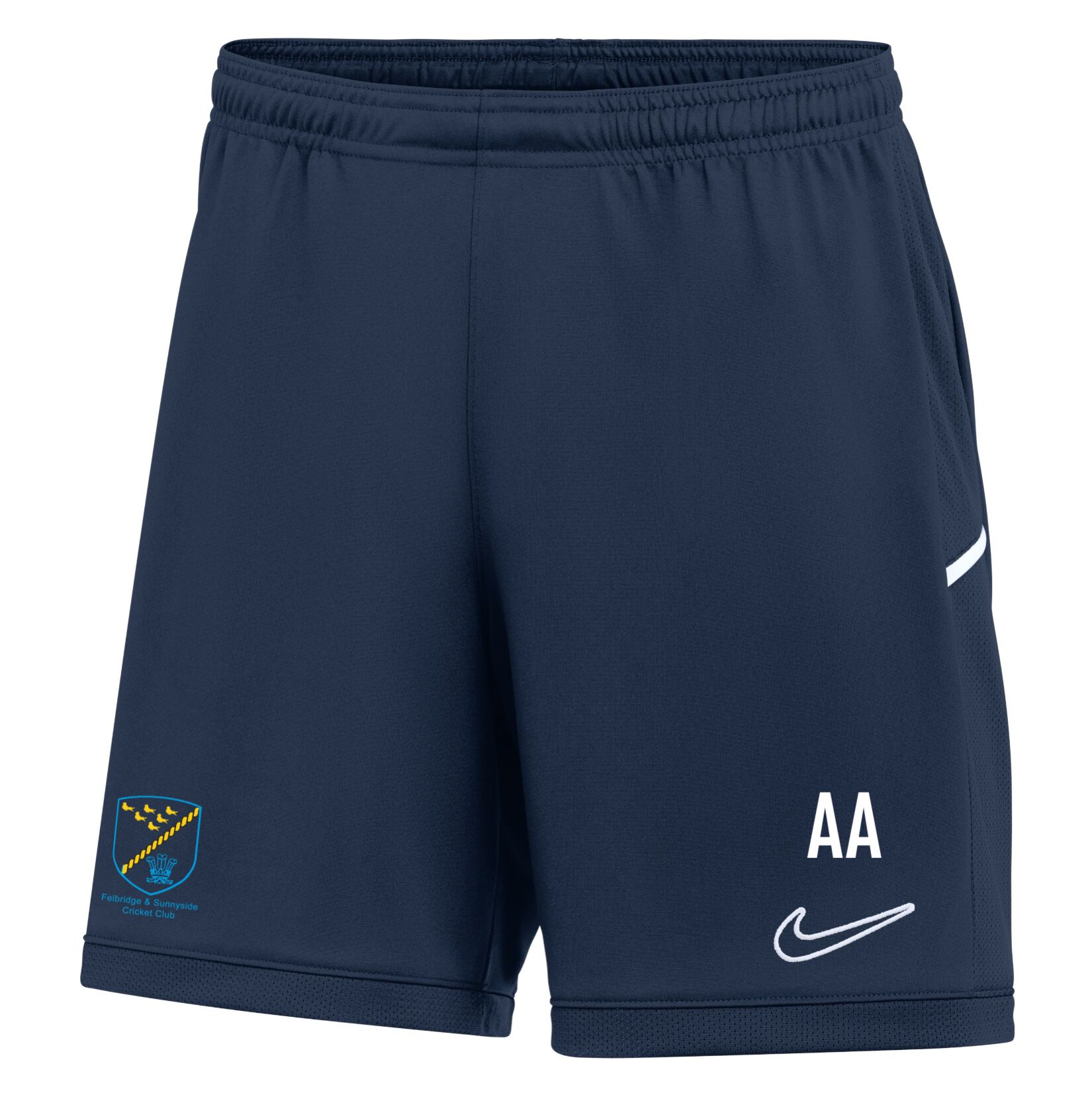 Nike Dri-FIT Academy 25 Shorts (W) - Obsidian/Obsidian/White