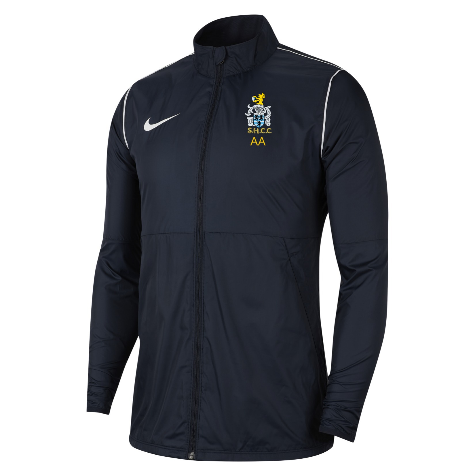 Nike Park 20 Repel Rain Jacket - Obsidian/White/White