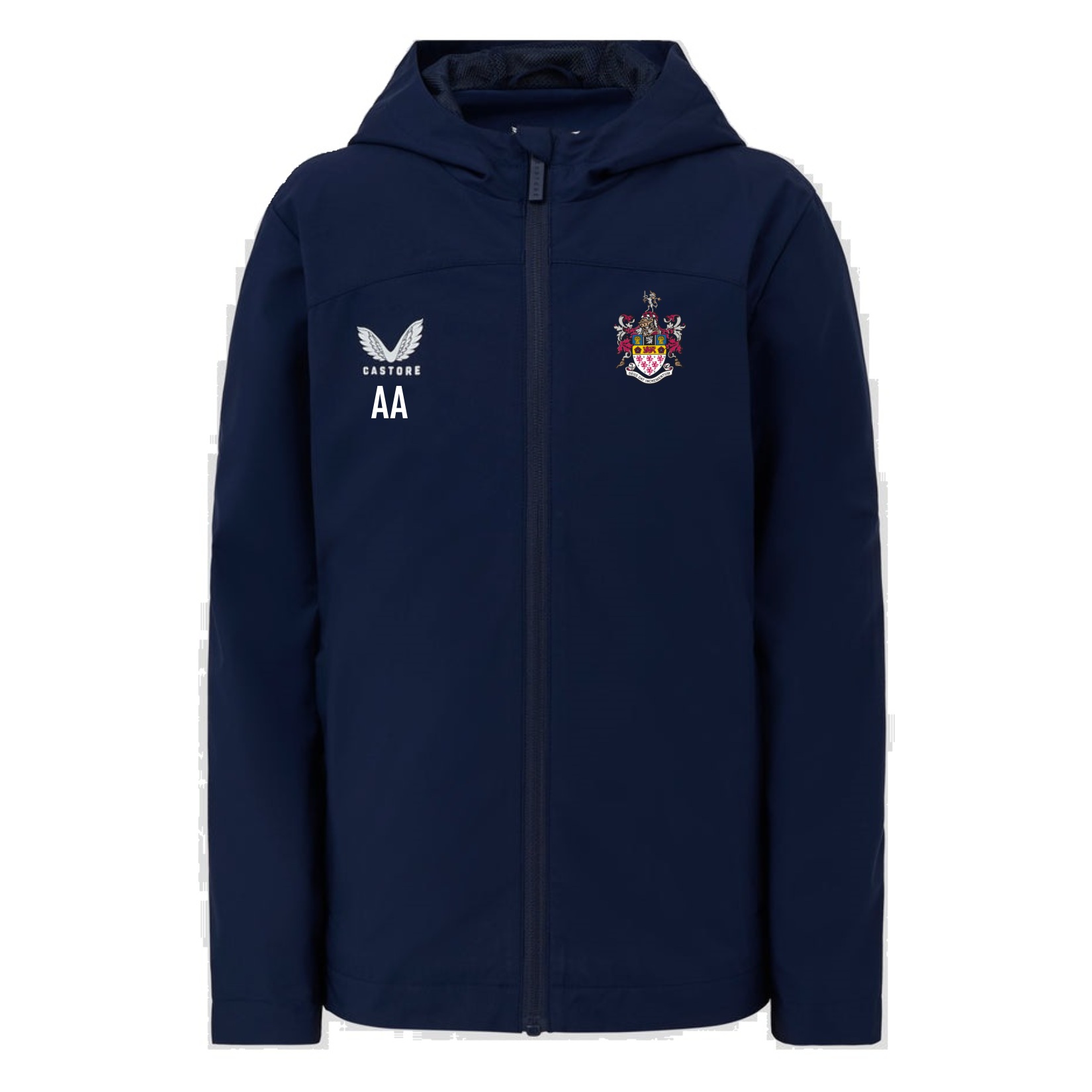Castore Rain Jacket Elite - Navy/White